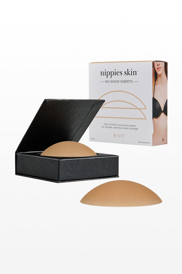 SWIM & INTIMATES Nippies Non-Adhesive No-Show Inserts - Caramel