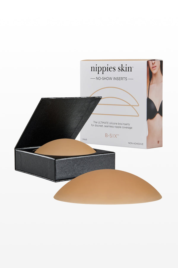 SWIM & INTIMATES Nippies Non-Adhesive No-Show Inserts - Caramel