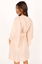 SWIM & INTIMATES Nuala Linen Robe - Blush