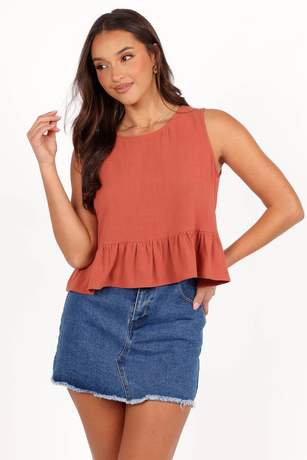 TOPS Acoustic Top - Rust