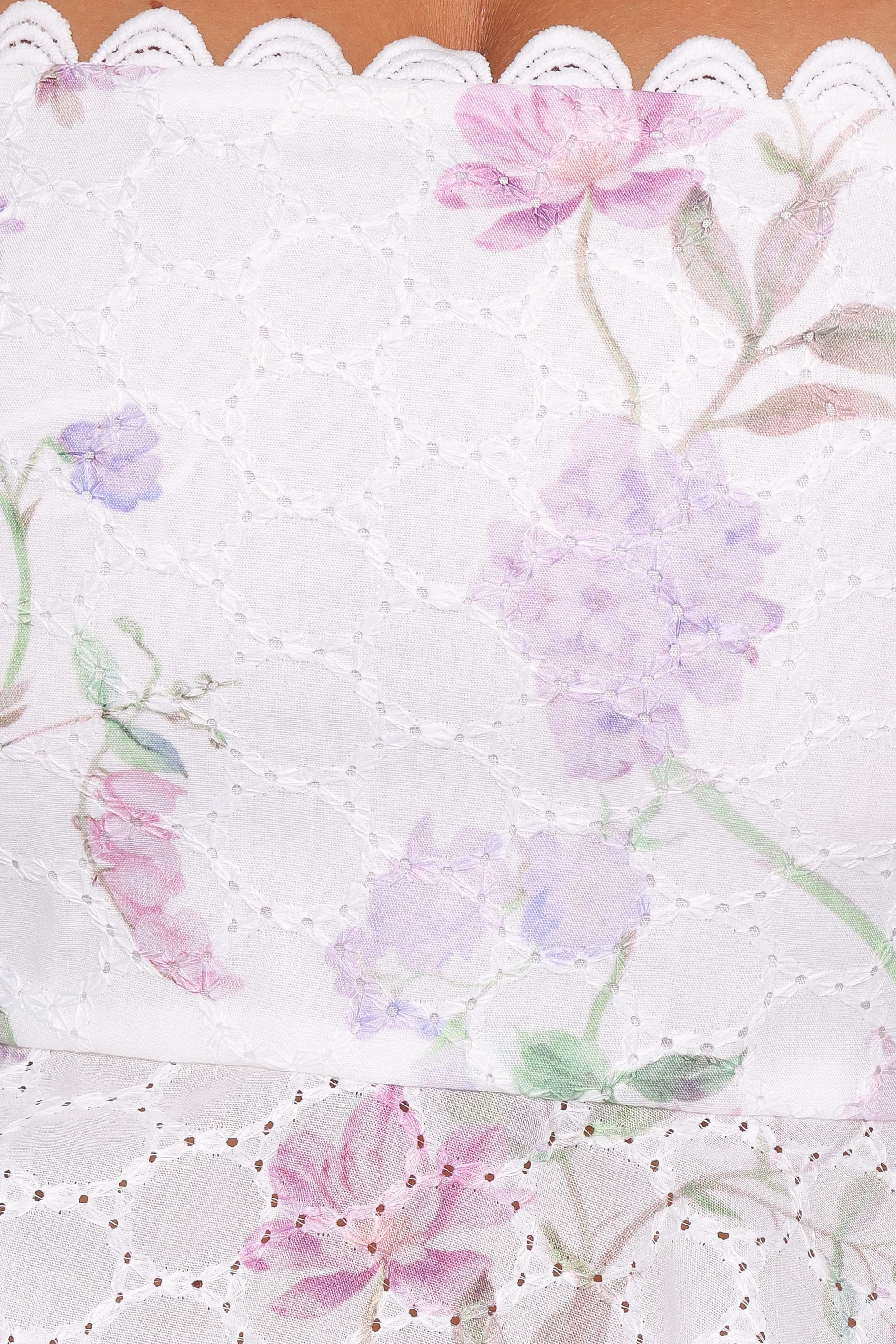 Adams Peplum Top - Purple Floral | Petal & Pup