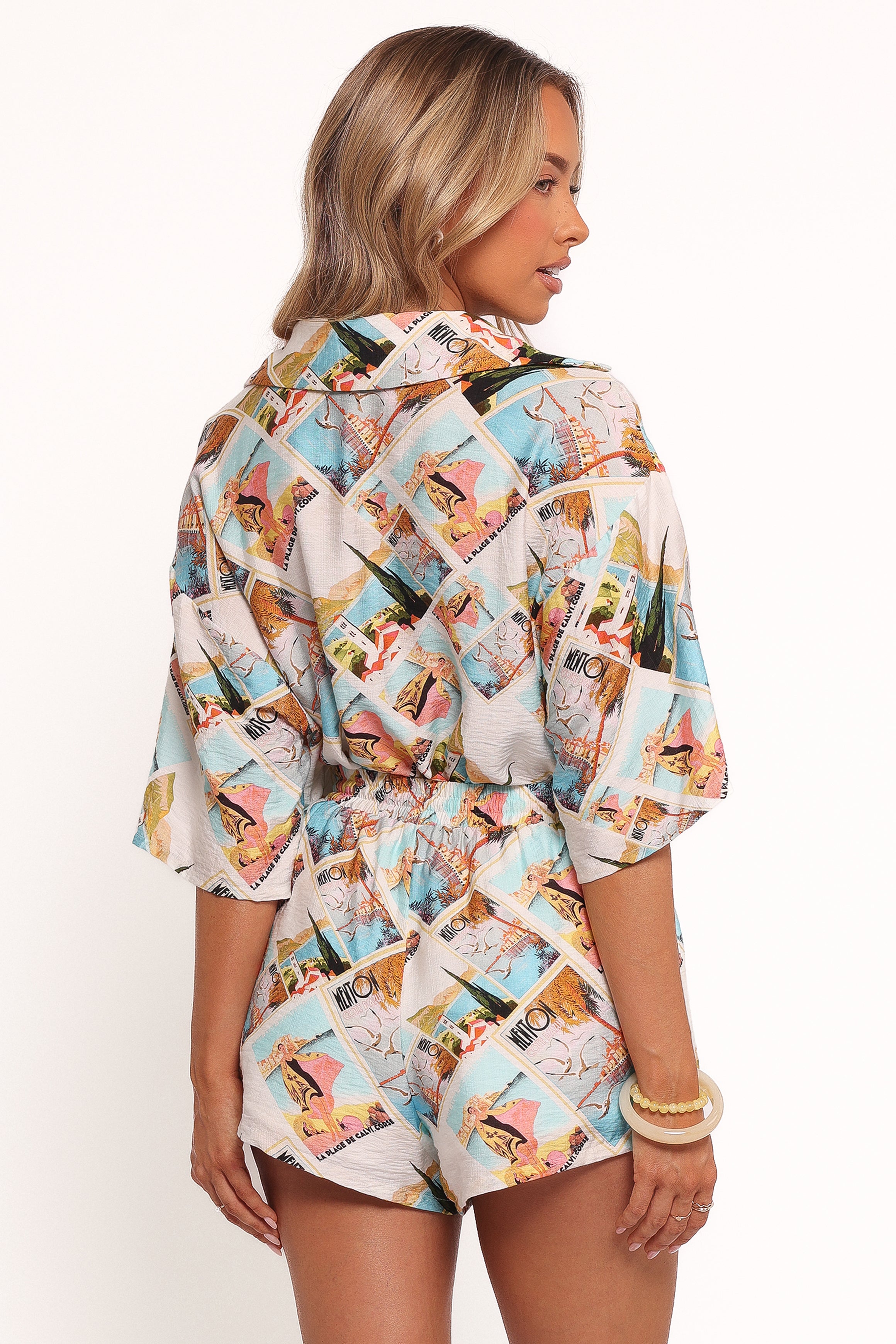 TOPS Adelyn Shirt - Vacay Aqua