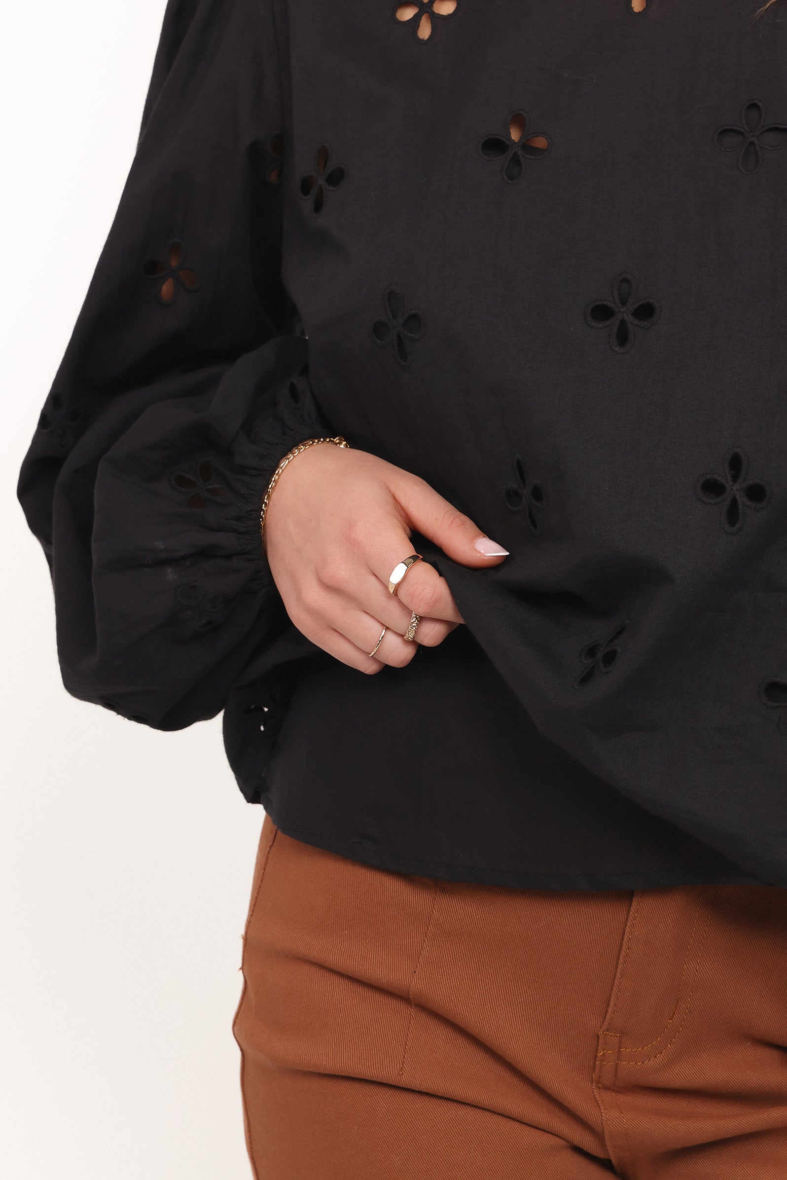 TOPS Aggie Blouse - Black
