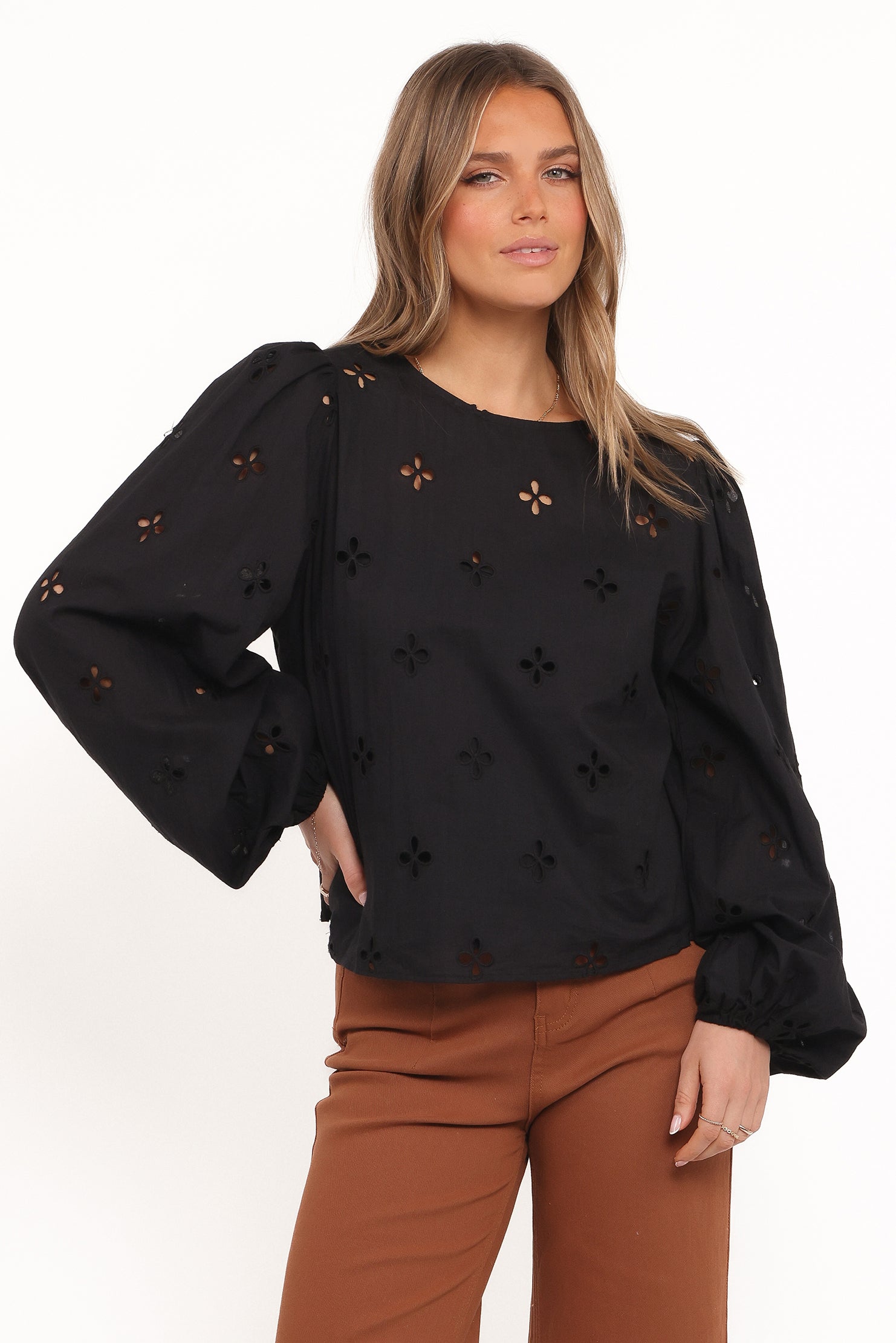 TOPS Aggie Blouse - Black