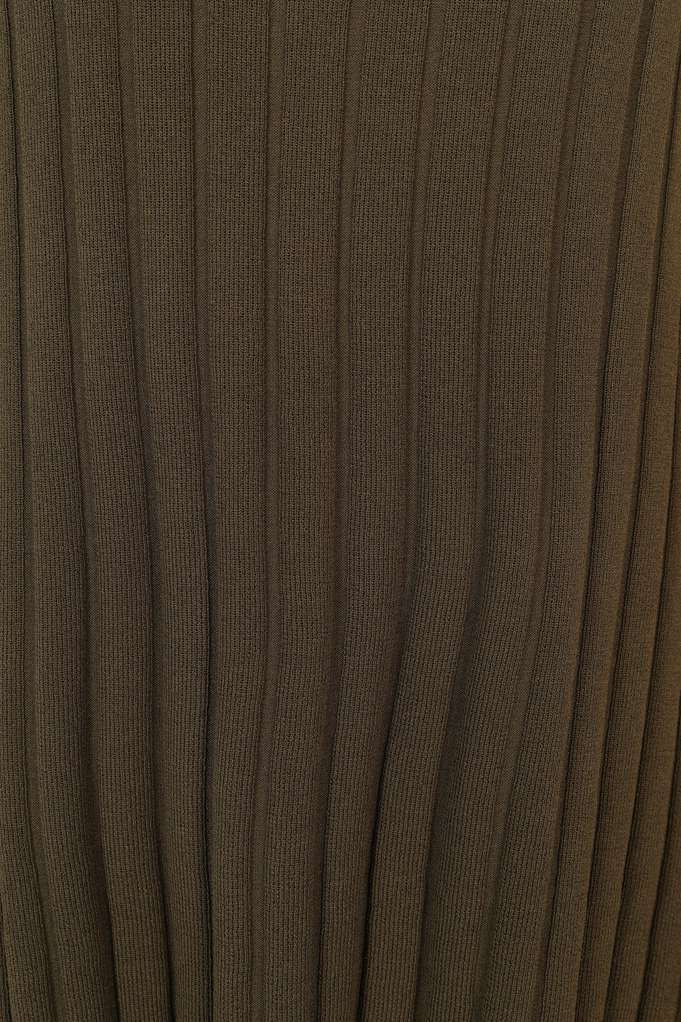 TOPS @Agnes Knit Top - Khaki