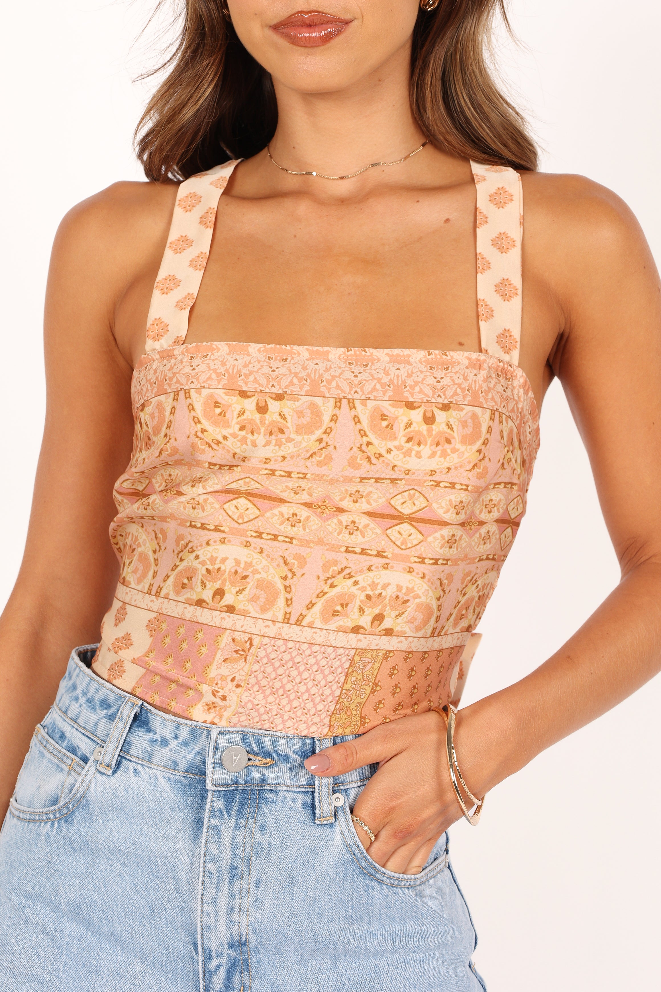 TOPS @Aleisha Top - Golden Papaya