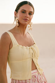 TOPS Alice Corset Top - Honeysuckle Yellow