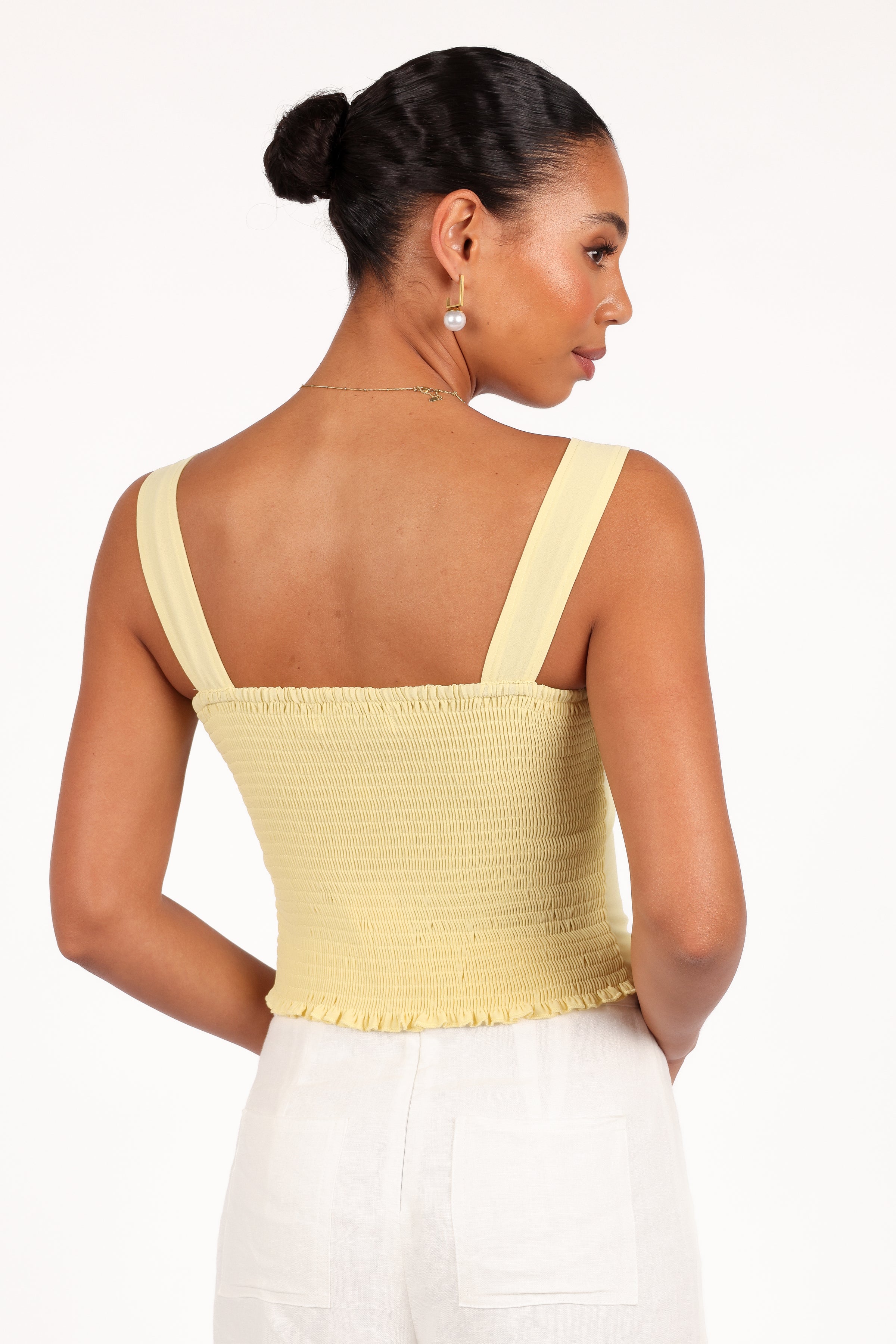 TOPS Alice Corset Top - Honeysuckle Yellow