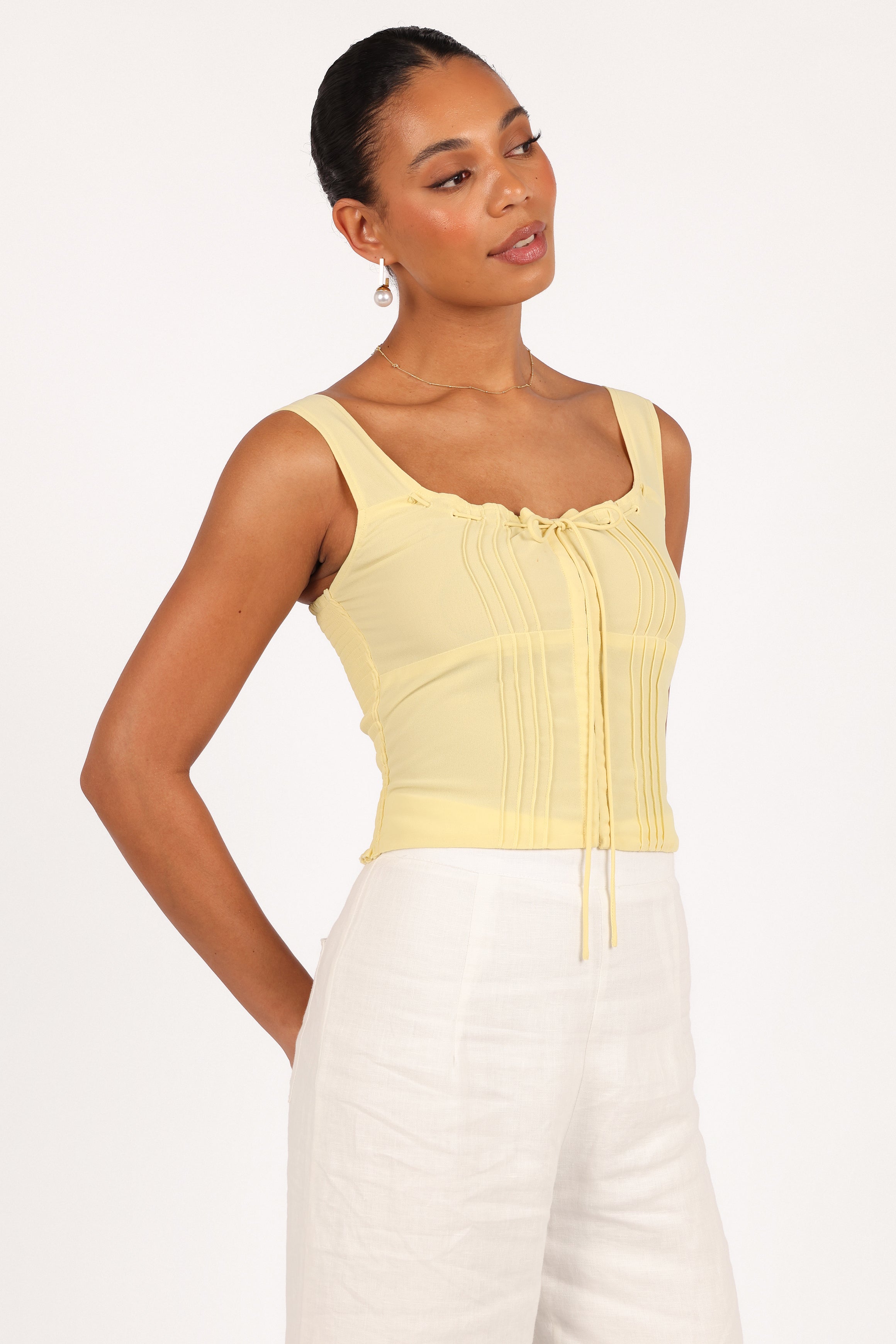 TOPS Alice Corset Top - Honeysuckle Yellow