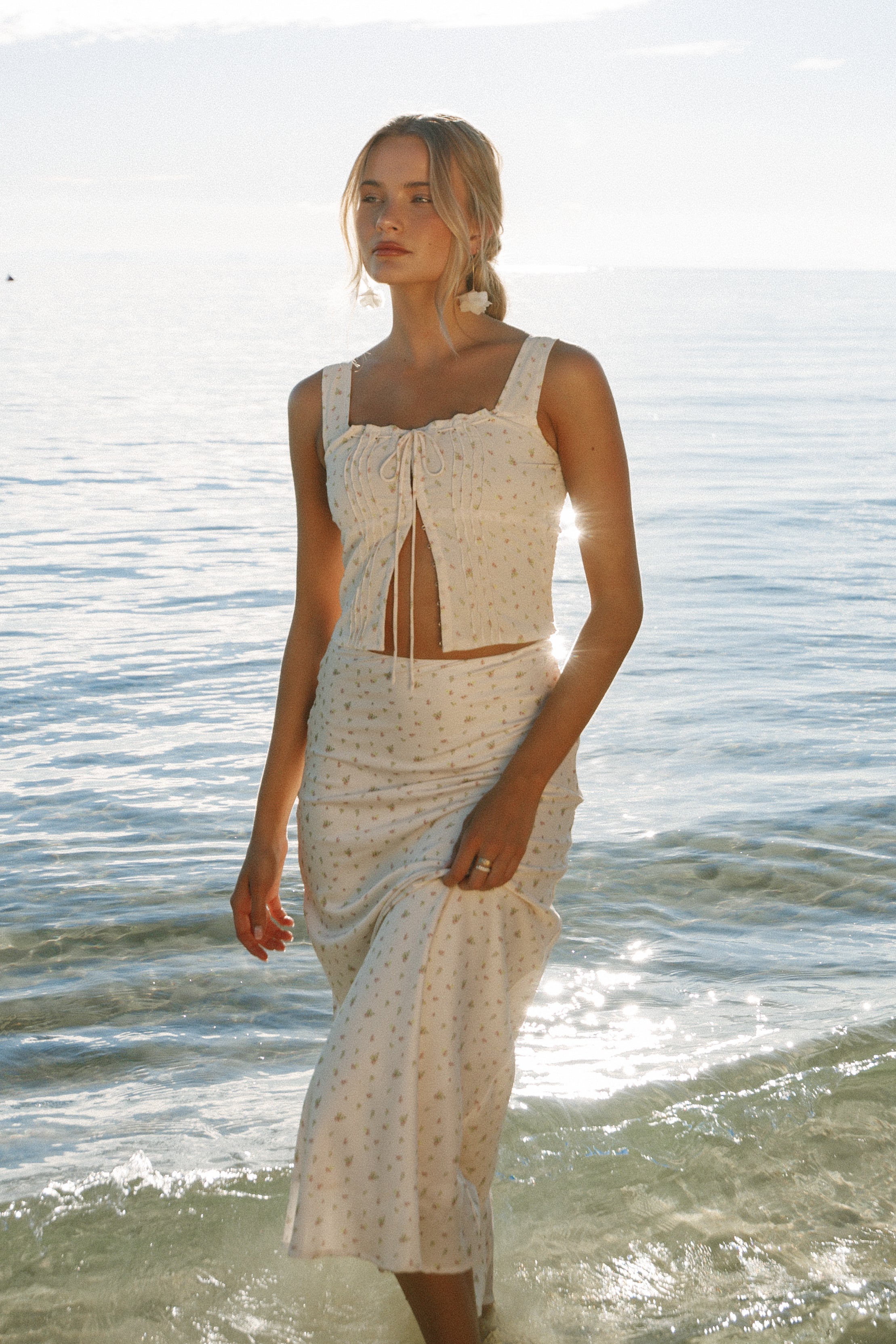 TOPS Alice Corset Top - Tiny Blooms