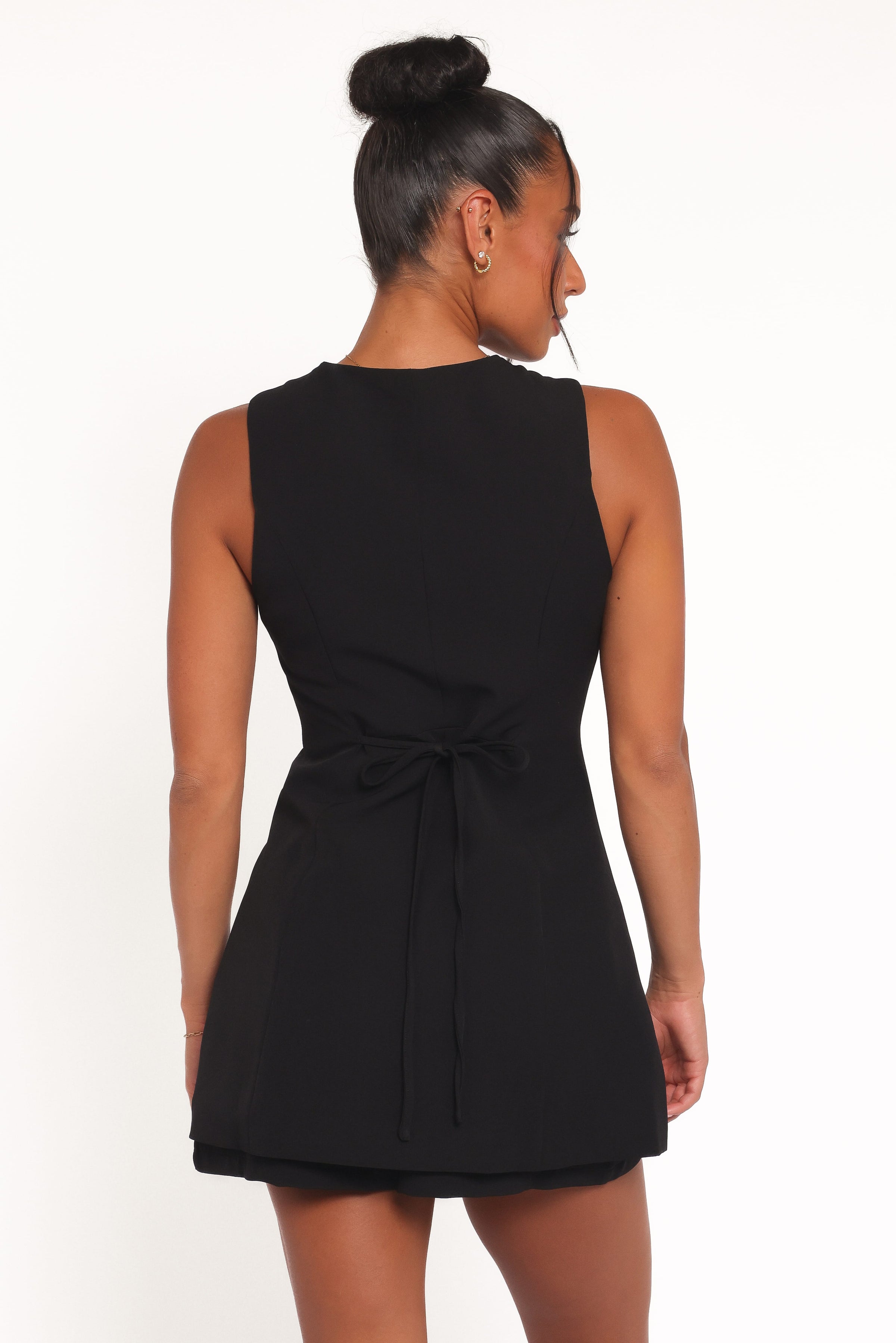 TOPS Amanda Vest Top - Black