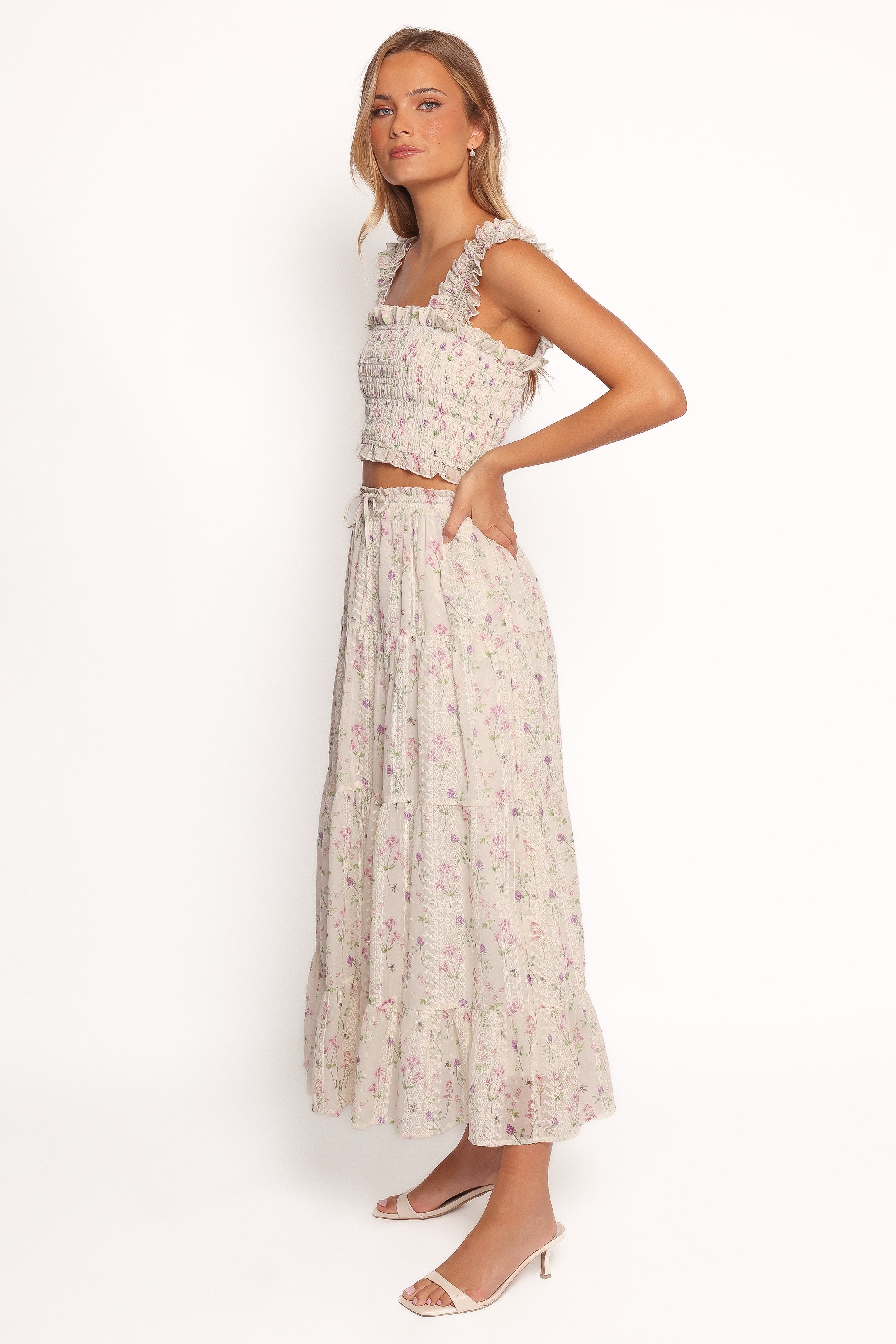 TOPS Amberlyn Sleeveless Top - Pink Floral