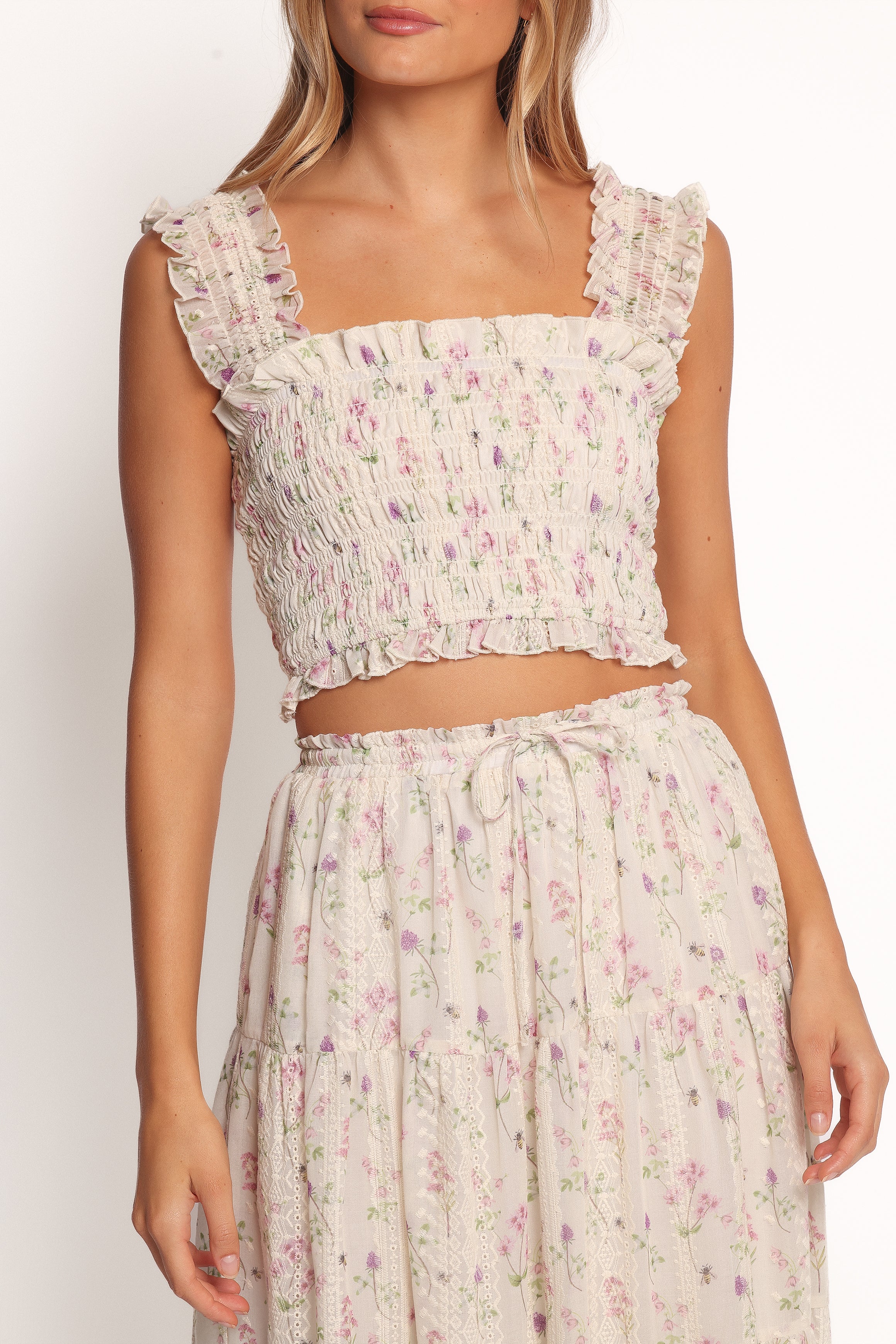 TOPS Amberlyn Sleeveless Top - Pink Floral