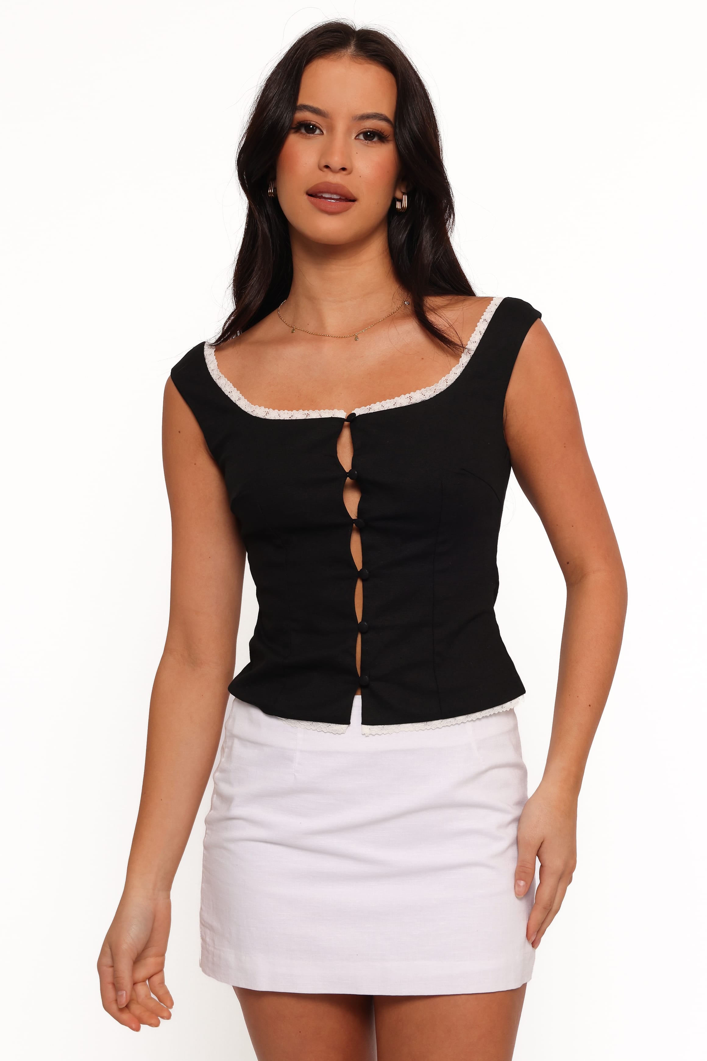 TOPS Amelie Top - Black