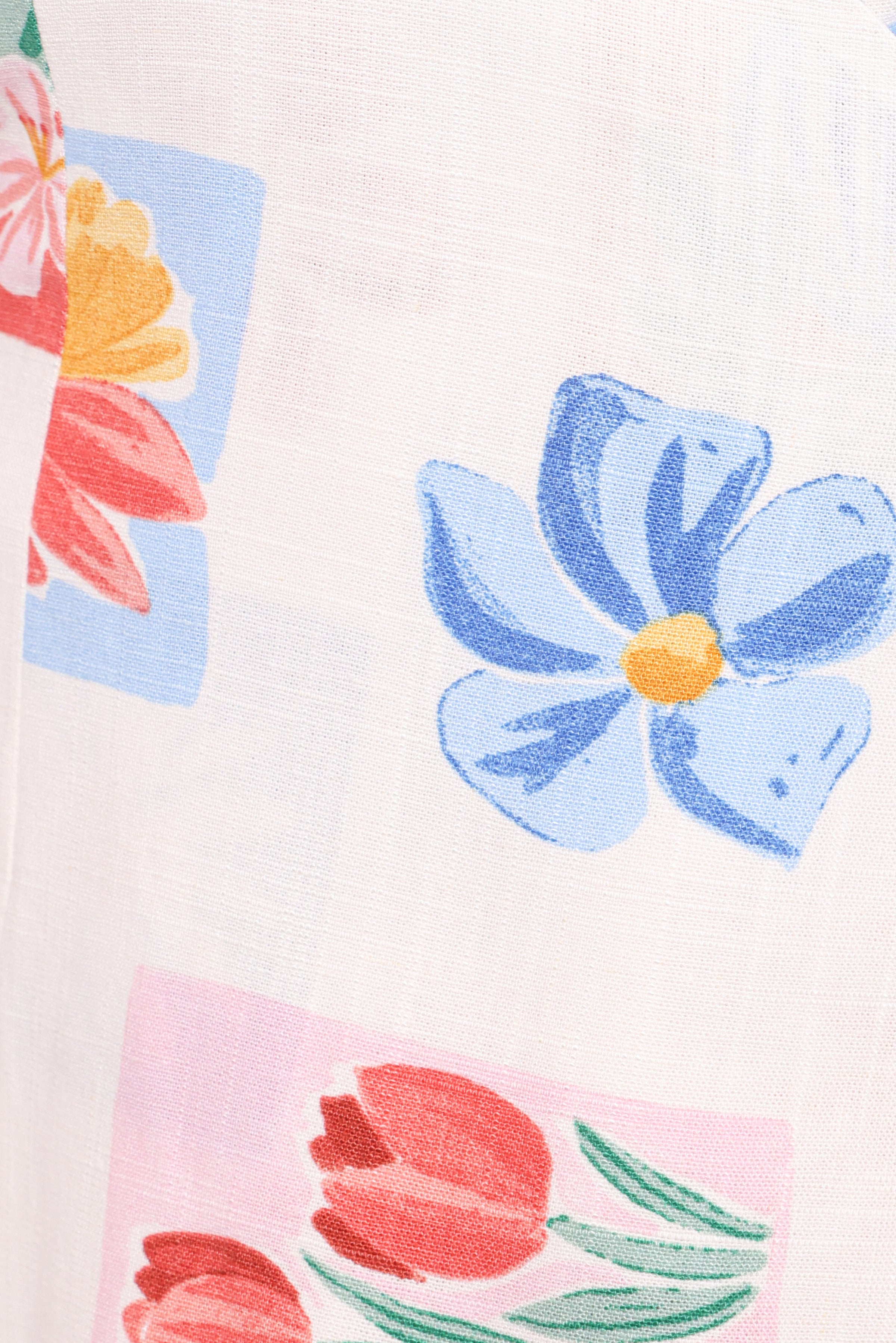 TOPS Amicia Wrap Top - Tulip Stamp