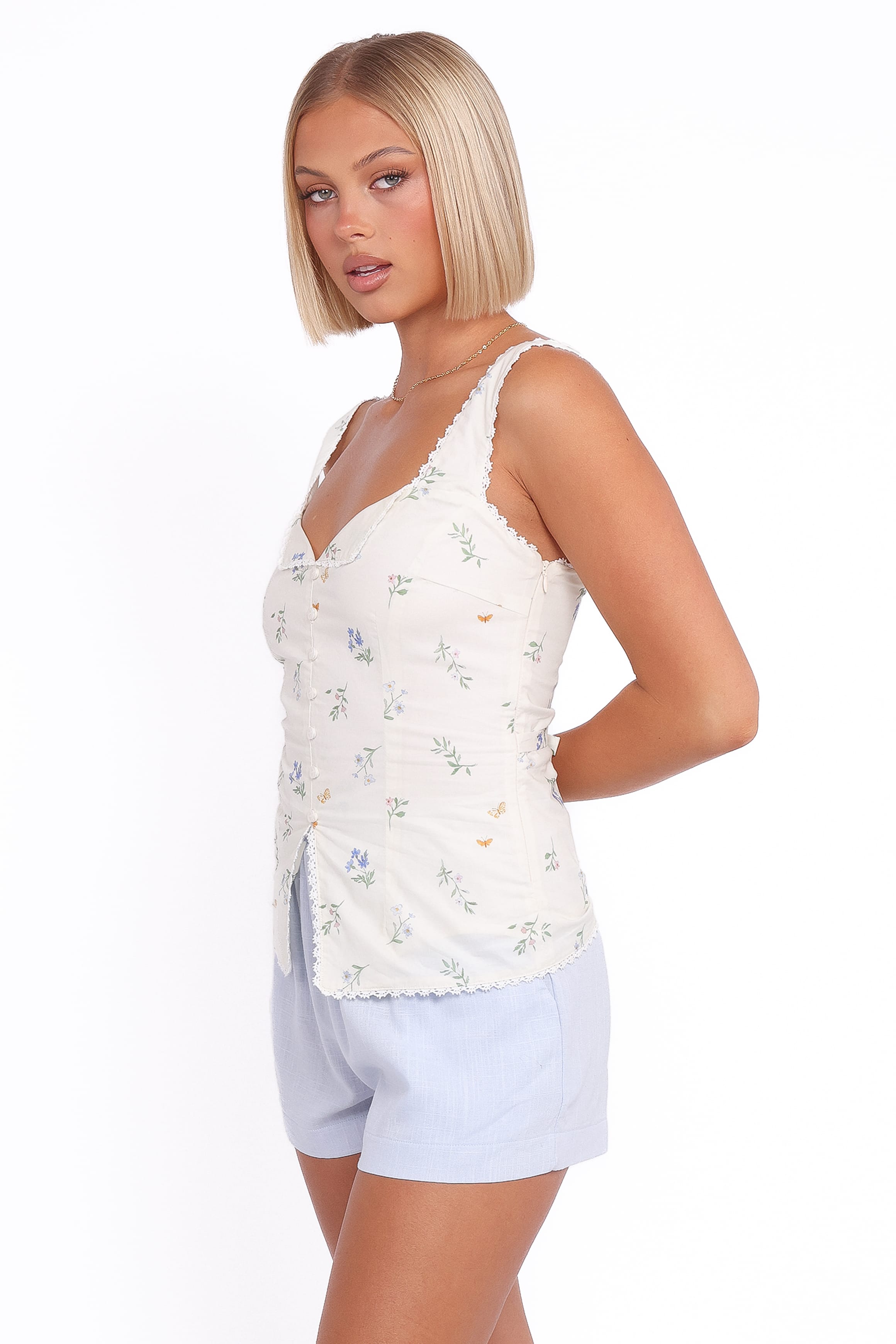 TOPS Ana Top - Floral