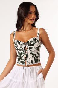 TOPS @Anaisa Top - Green Palm