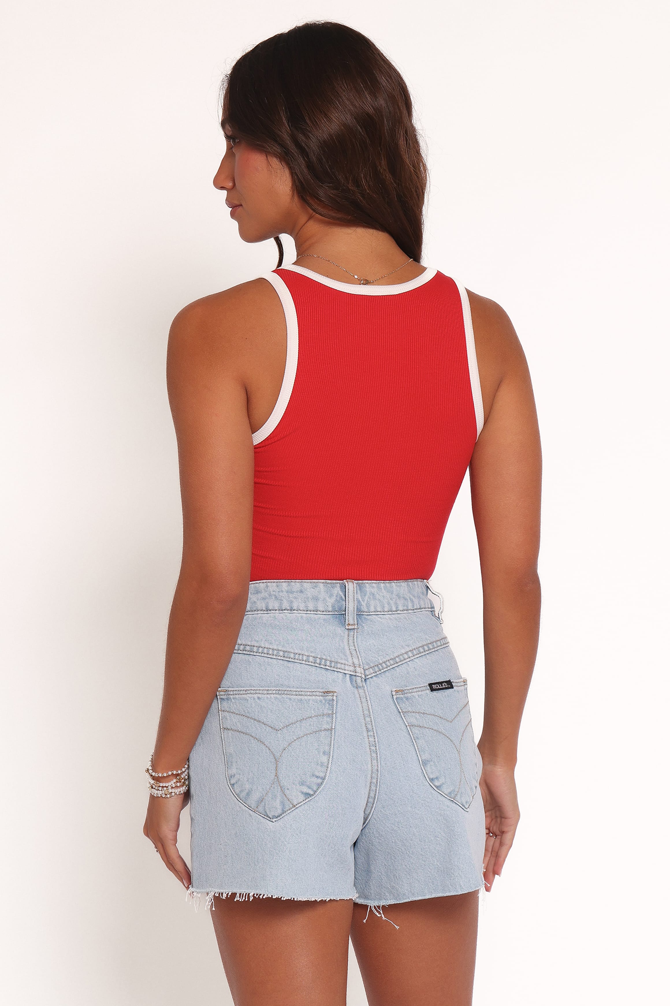 TOPS Angelo Tank - Cherry Red
