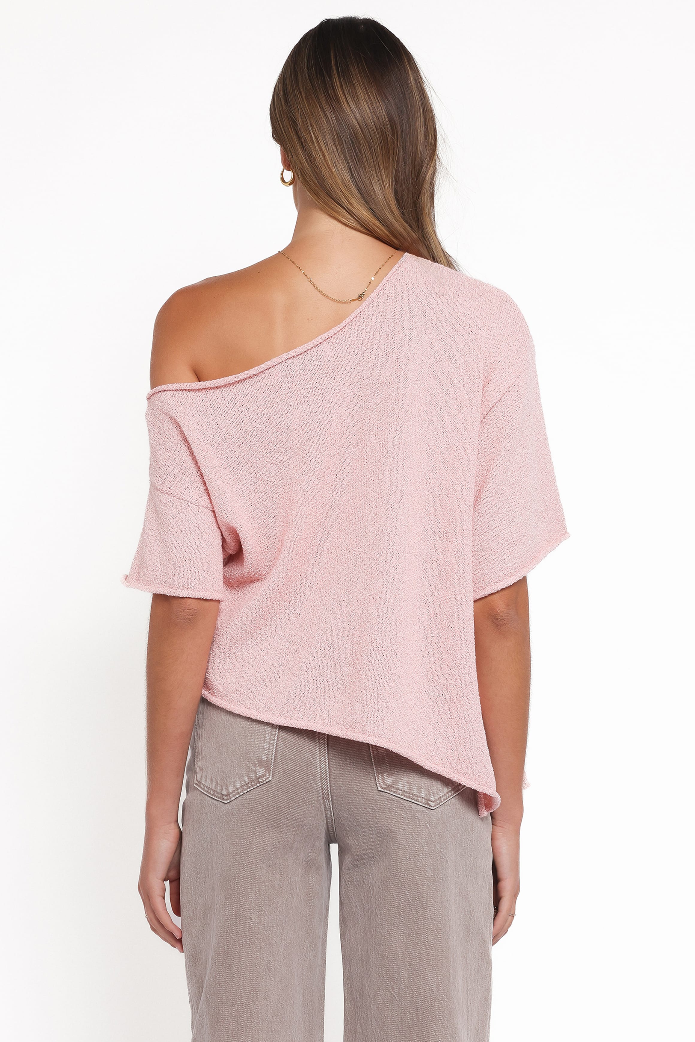 TOPS Ardena Boucle Knit Top - Pink