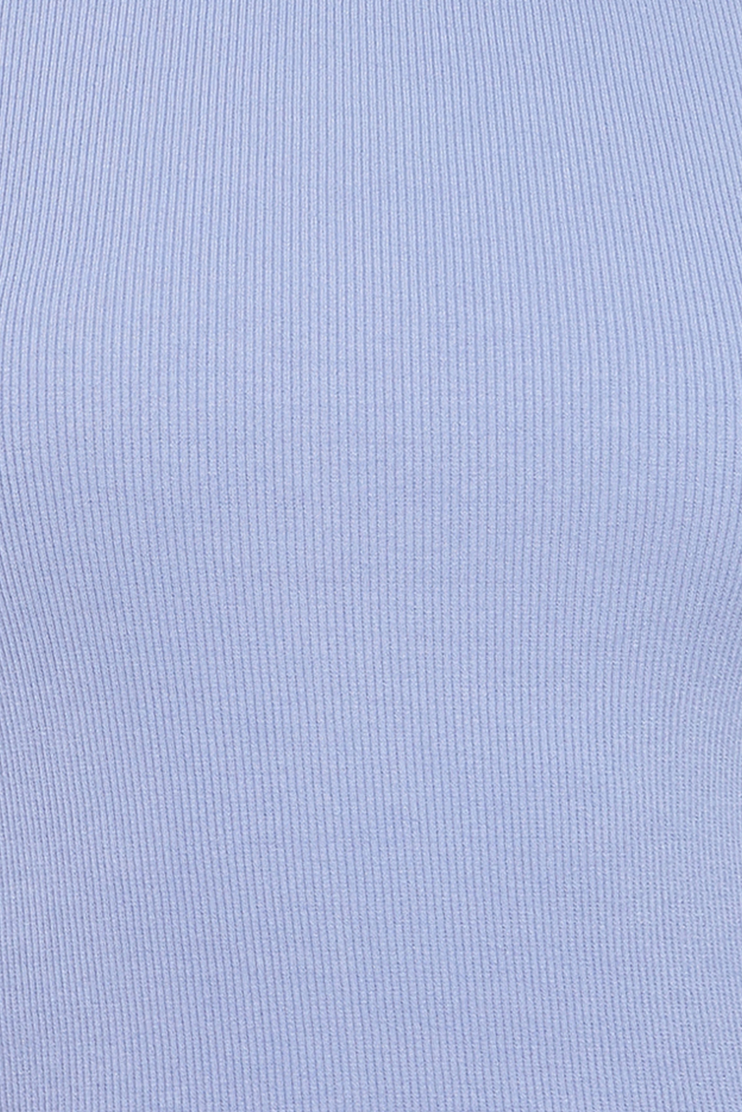 TOPS Ari Ribbed Tank Top - Cornflower Blue