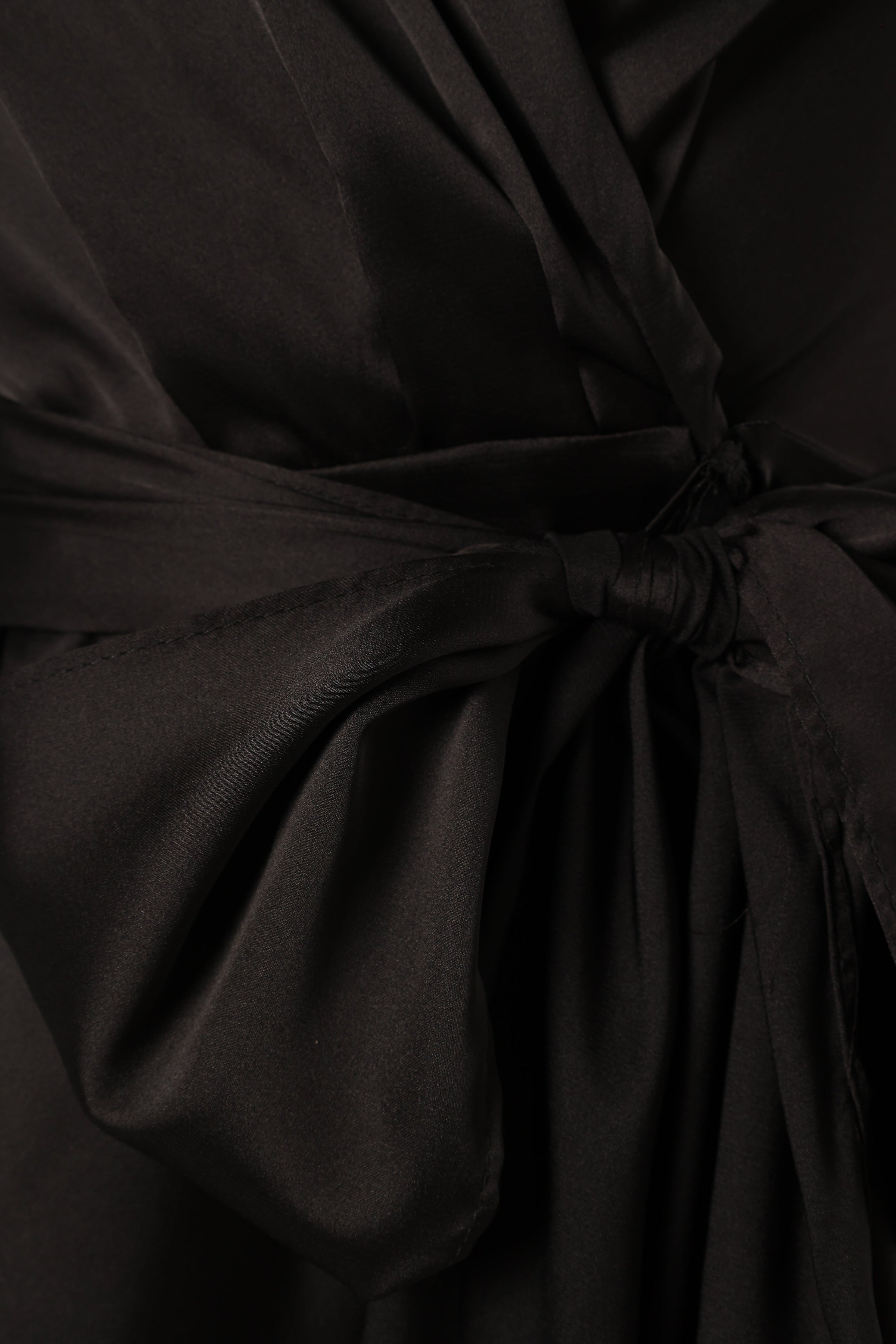 TOPS @Aydin Wrap Top - Black