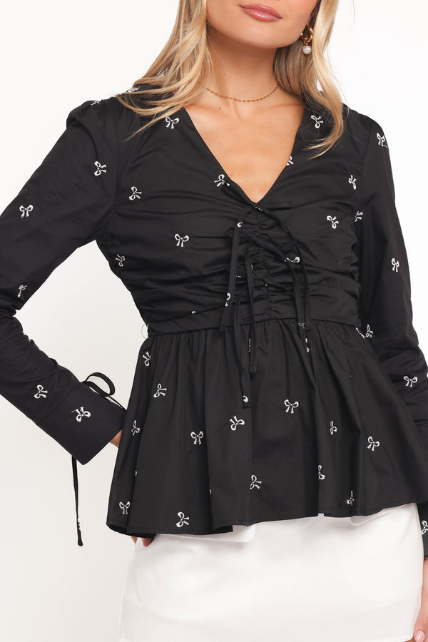 TOPS Azure Top - Black