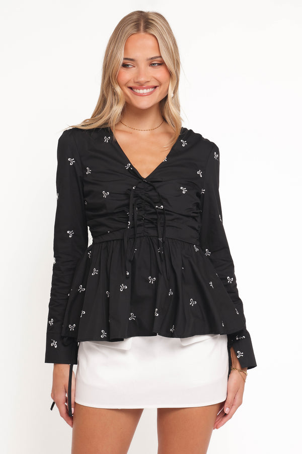 TOPS Azure Top - Black