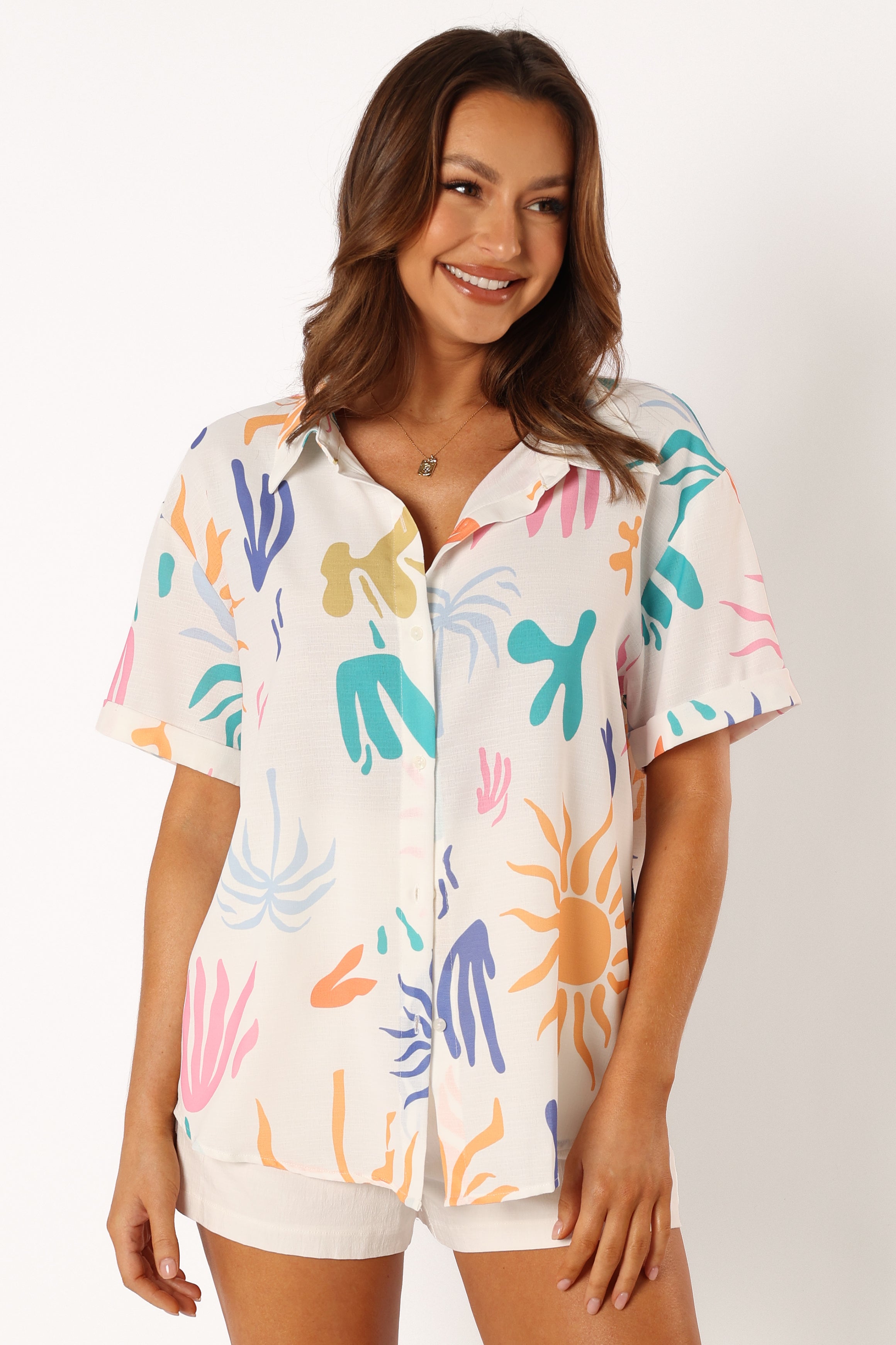 TOPS @Bateman Shirt - White Multi