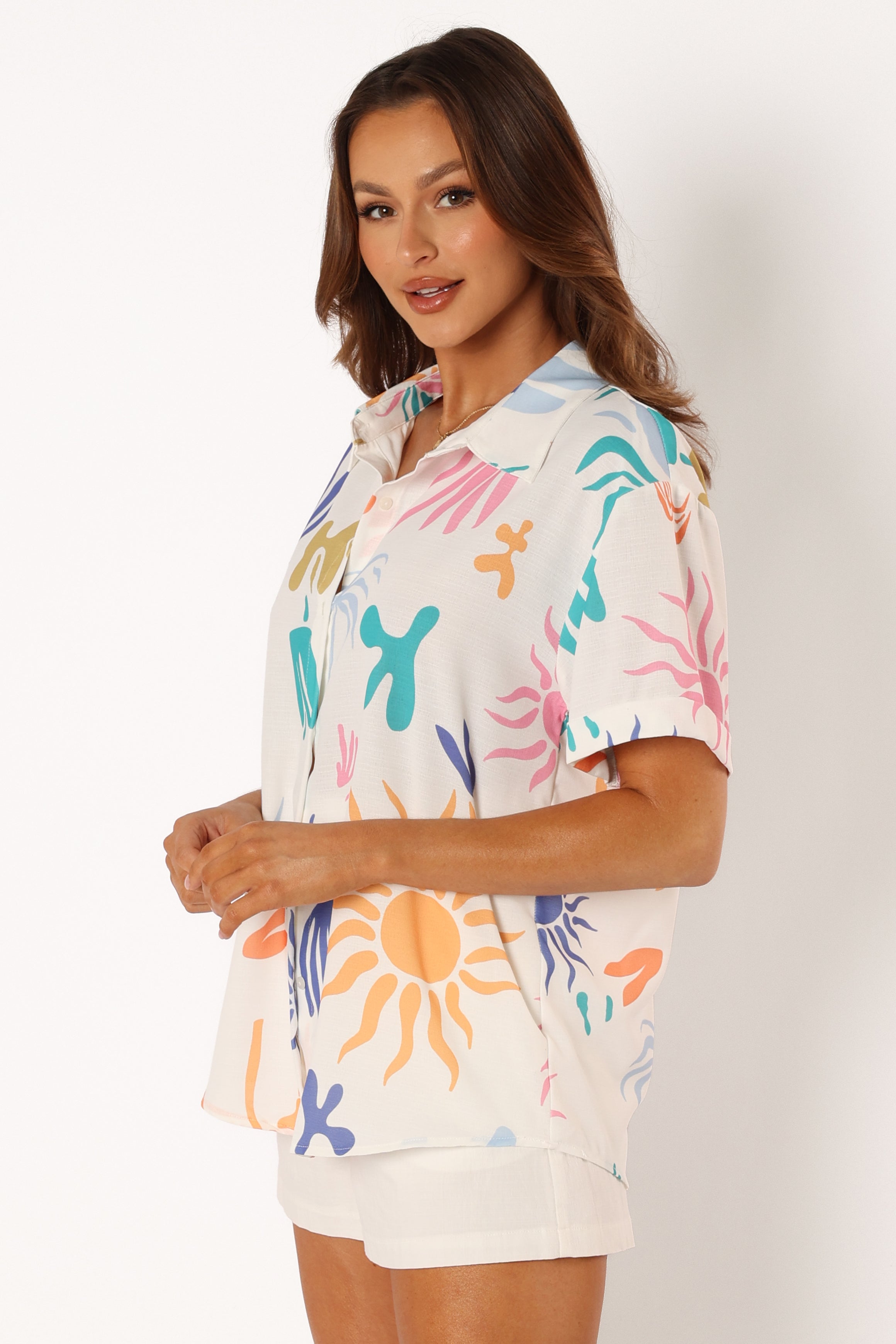 TOPS @Bateman Shirt - White Multi