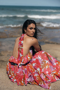 TOPS Blaise Halter Top - Pink Azalea