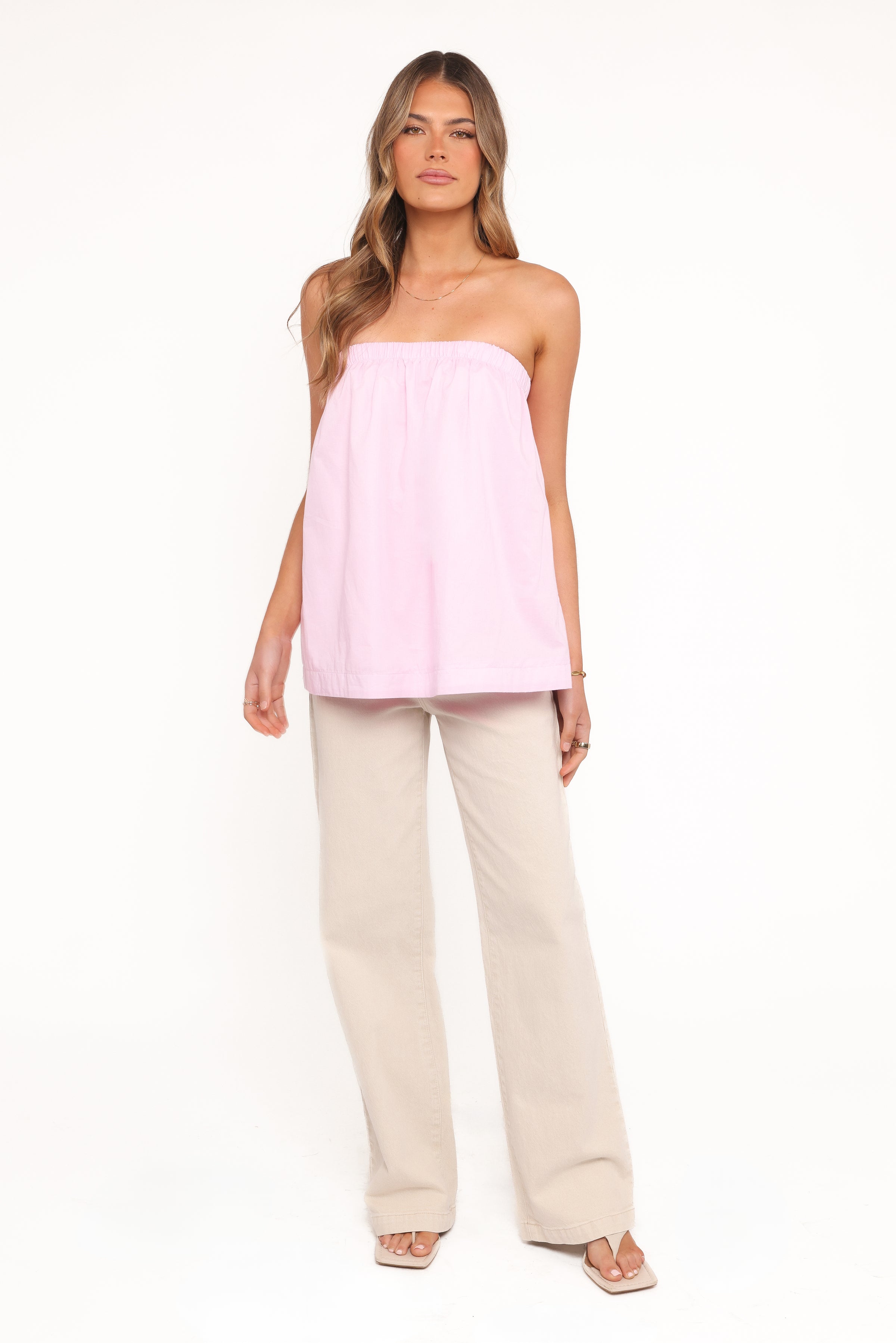 TOPS Cadhla Strapless Top - Pink