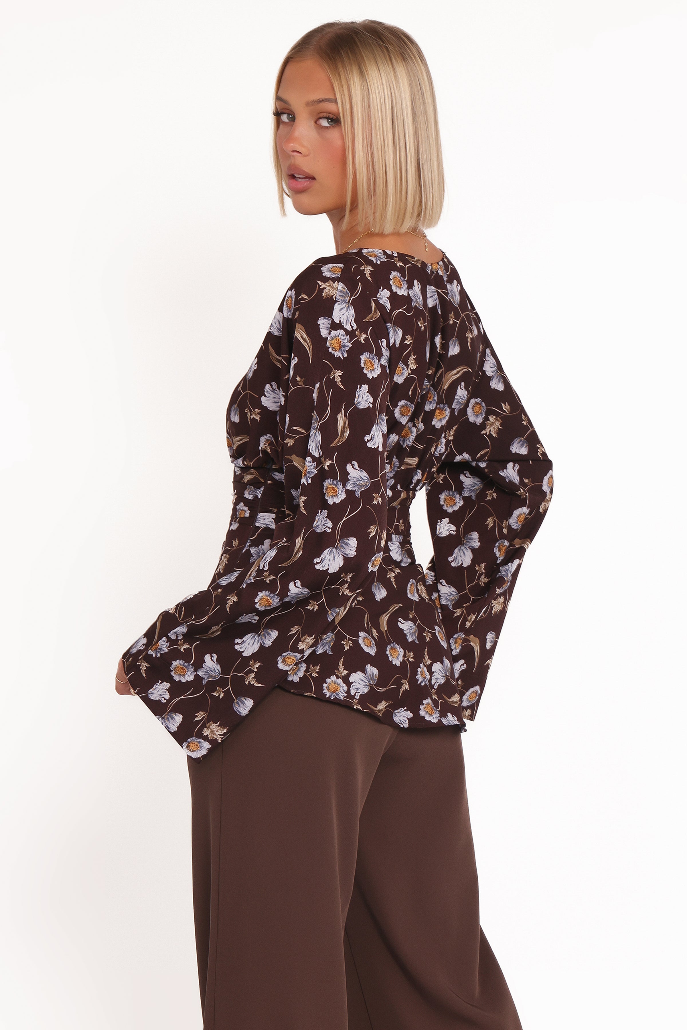 TOPS Calantha Top - Fall Floral
