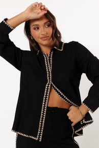 TOPS @Calyse Top - Black