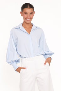 TOPS Carys Shirt - Blue