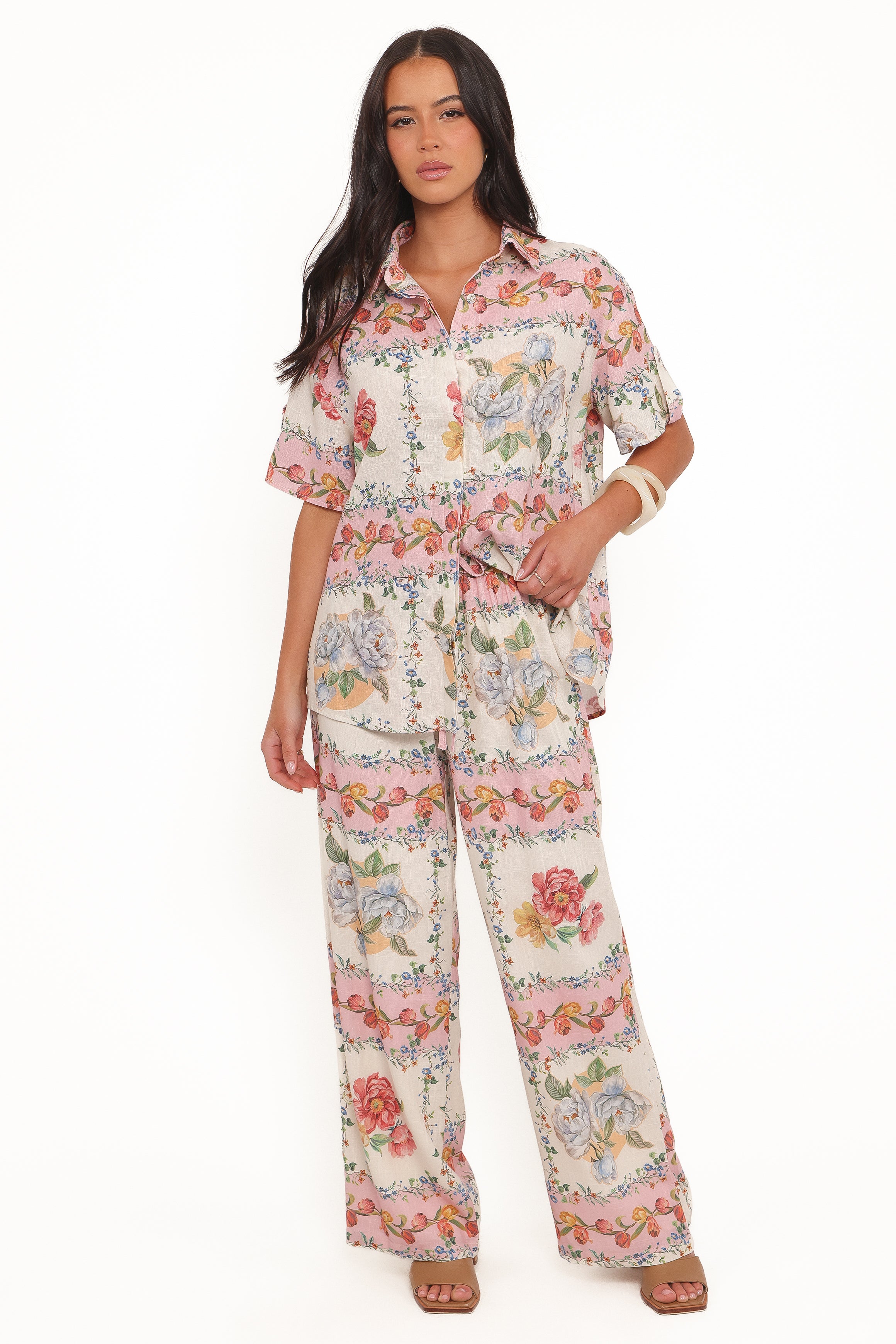 TOPS Cascais Shirt - Rose Tile