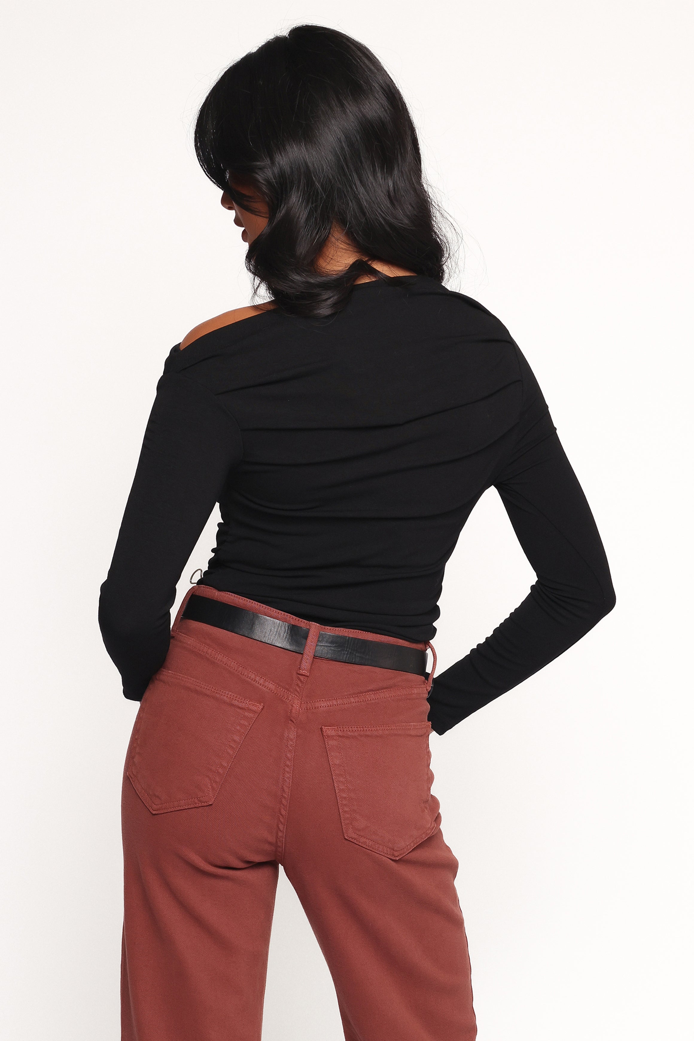 TOPS Cer Knit Top - Black