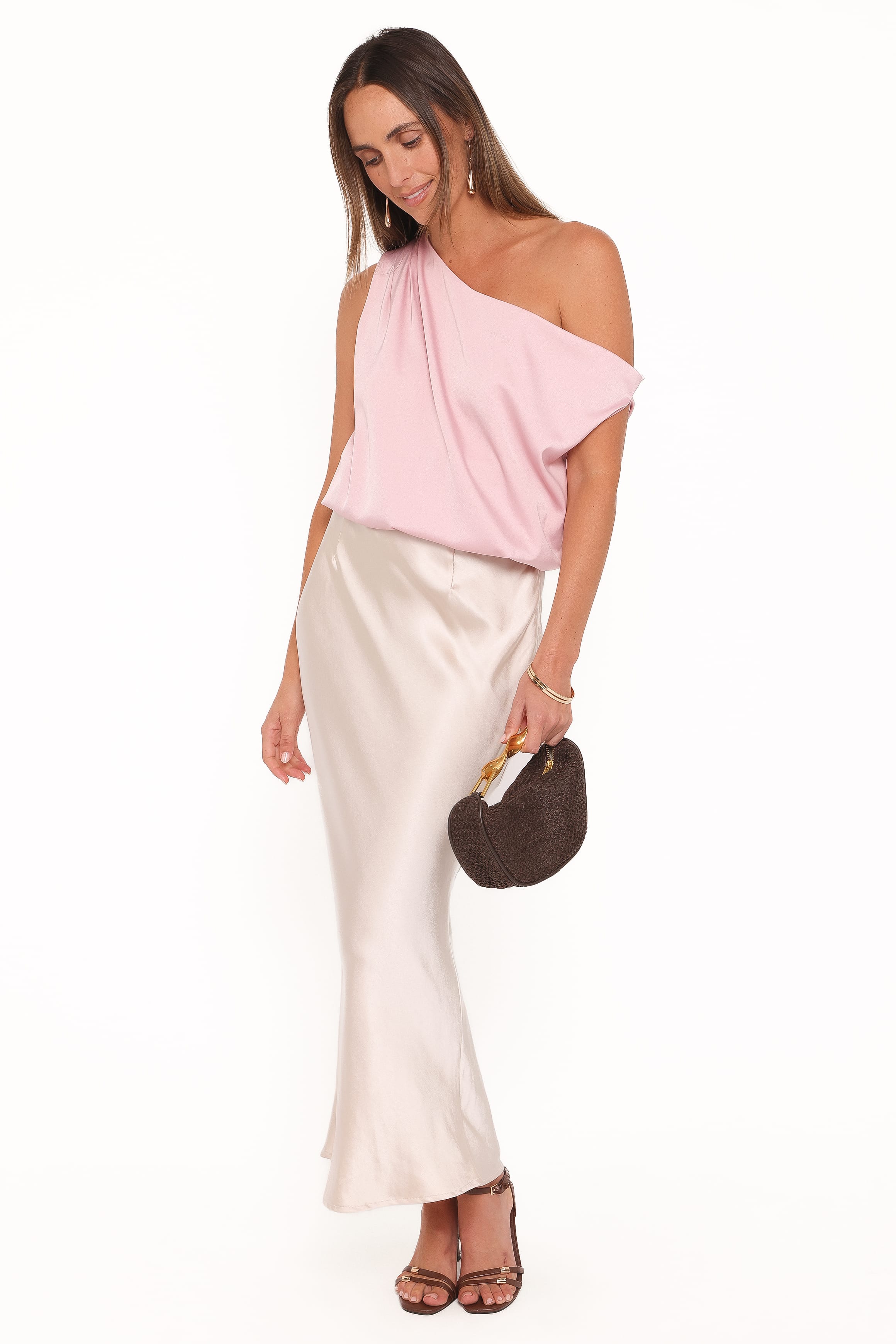 TOPS Chandler Off Shoulder Top - Pink