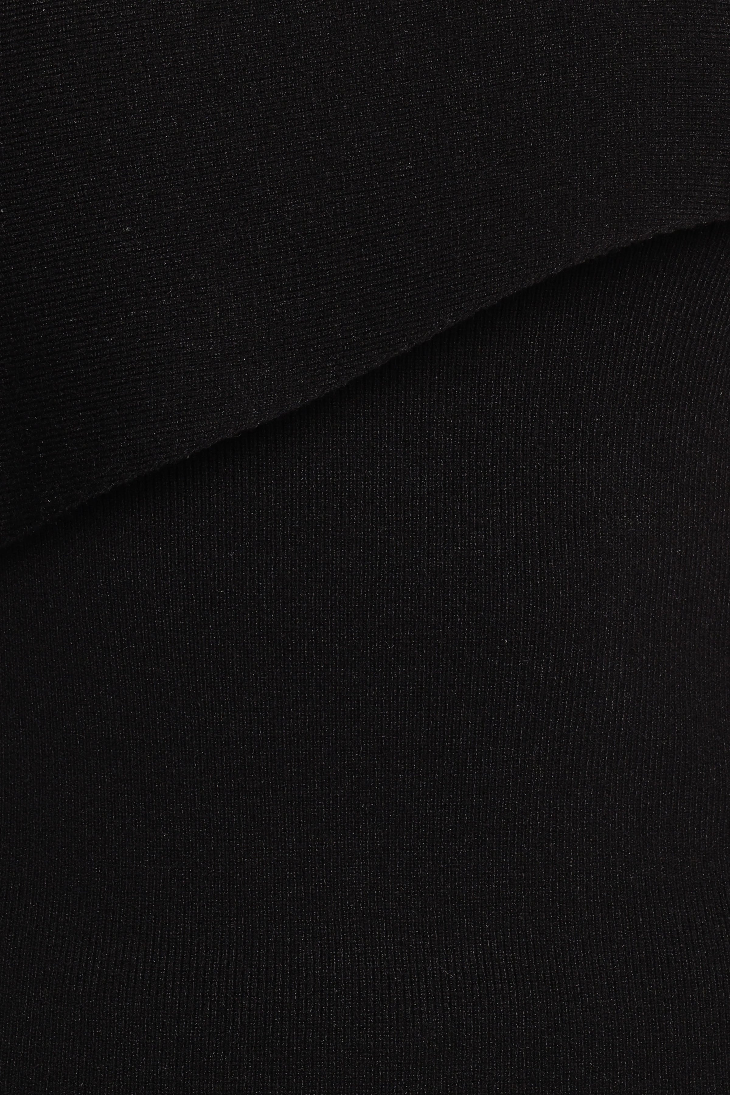 TOPS Charama Off Shoulder Knit Top - Black