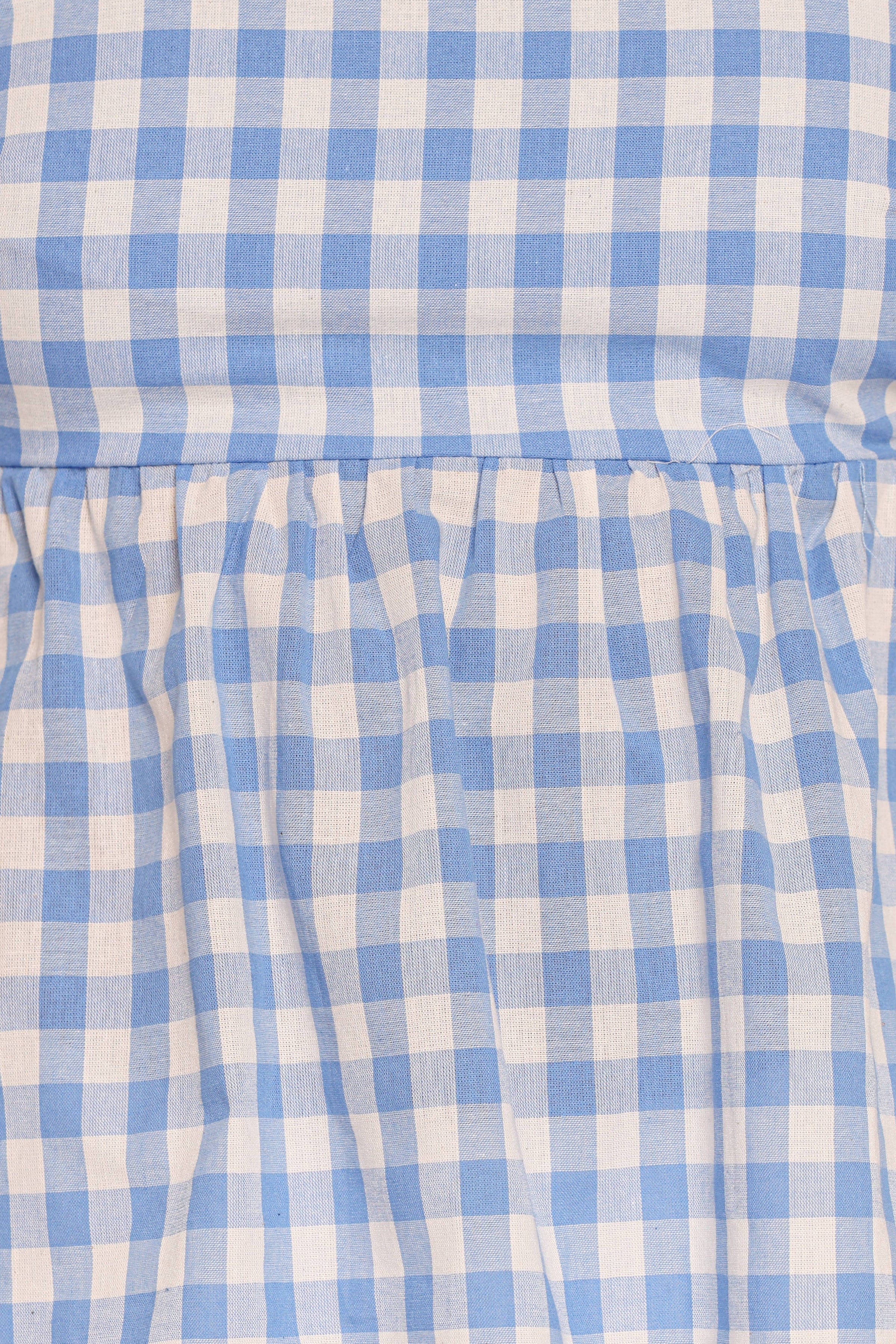 TOPS Chatham Top - Blue Gingham