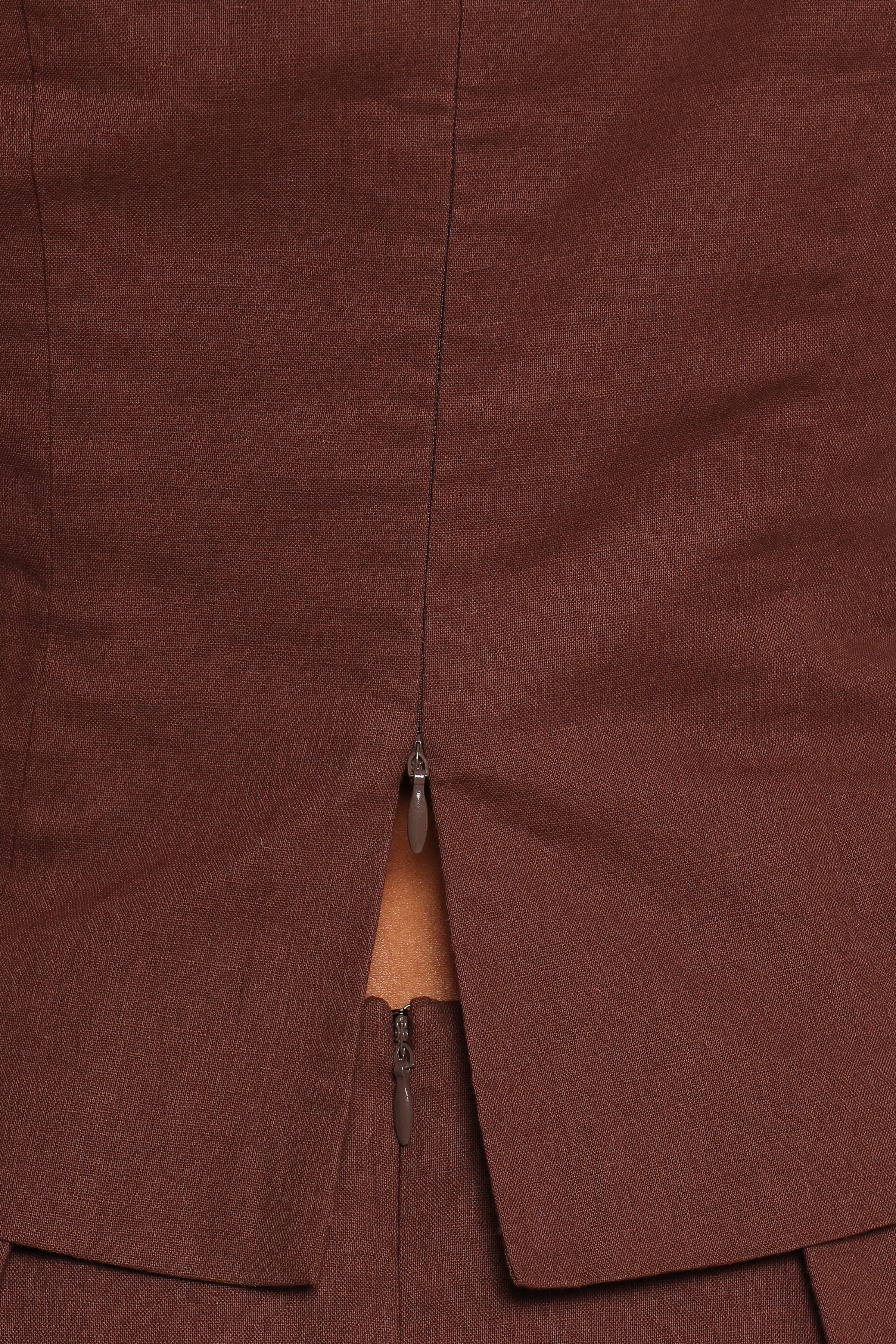 TOPS Chiaro Shell Top - Brown