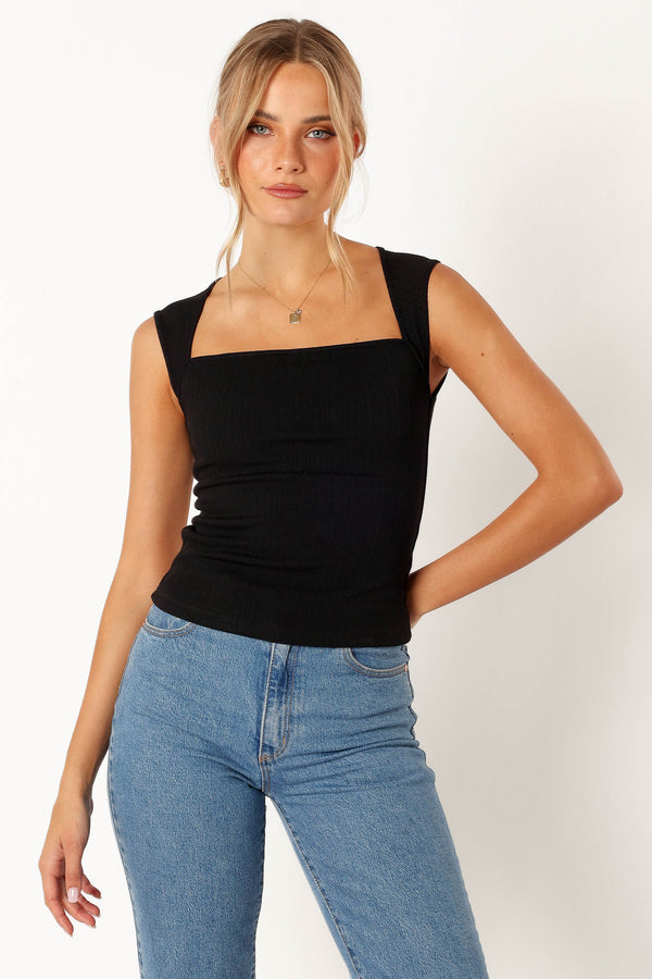 TOPS @Clara Top - Black