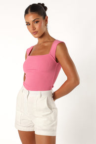 TOPS @Clara Top - Pink