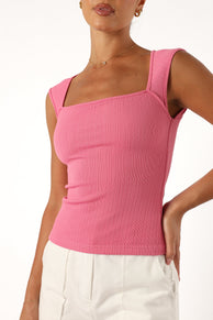 TOPS @Clara Top - Pink