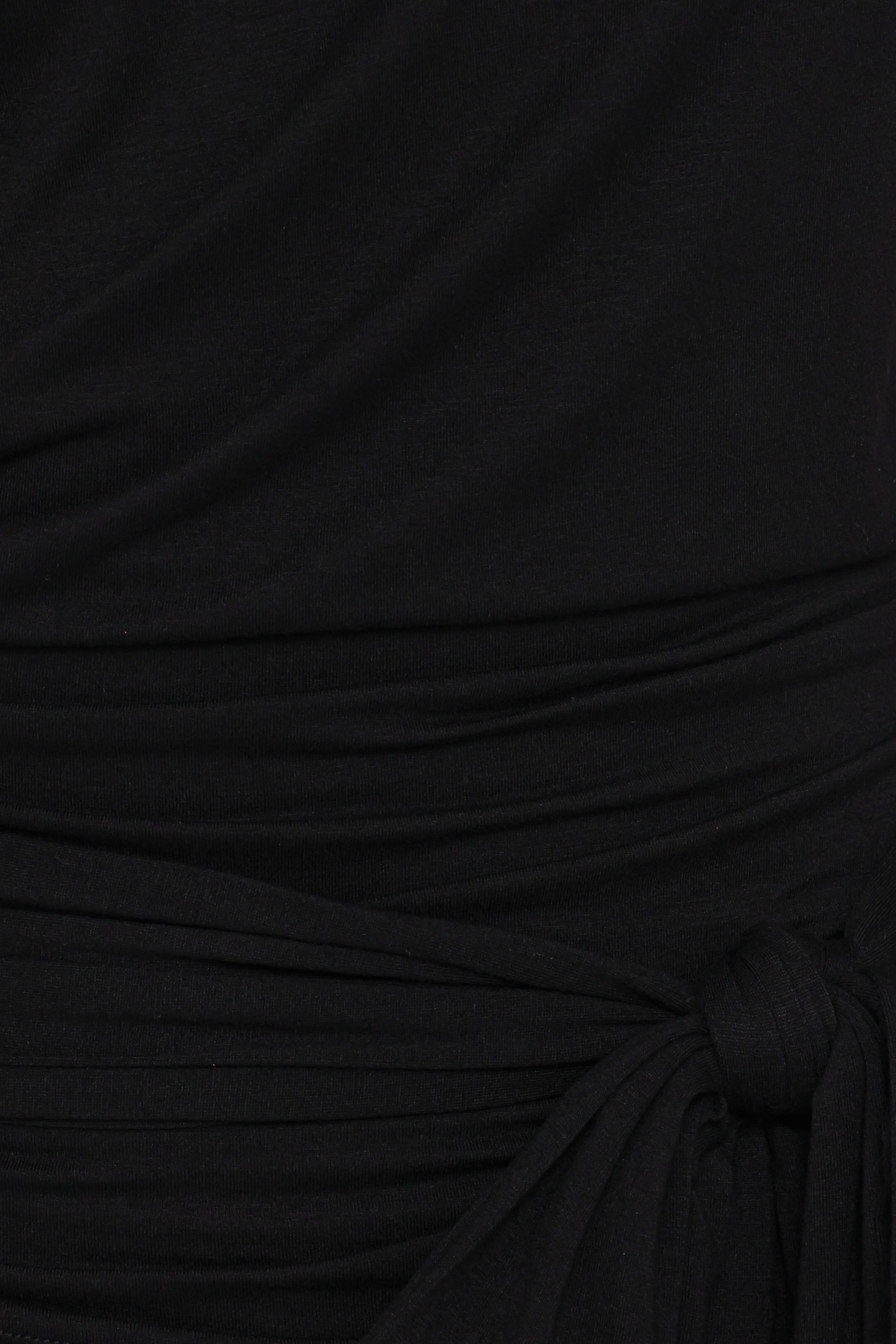 TOPS Clarke Off The Shoulder Tie Top - Black