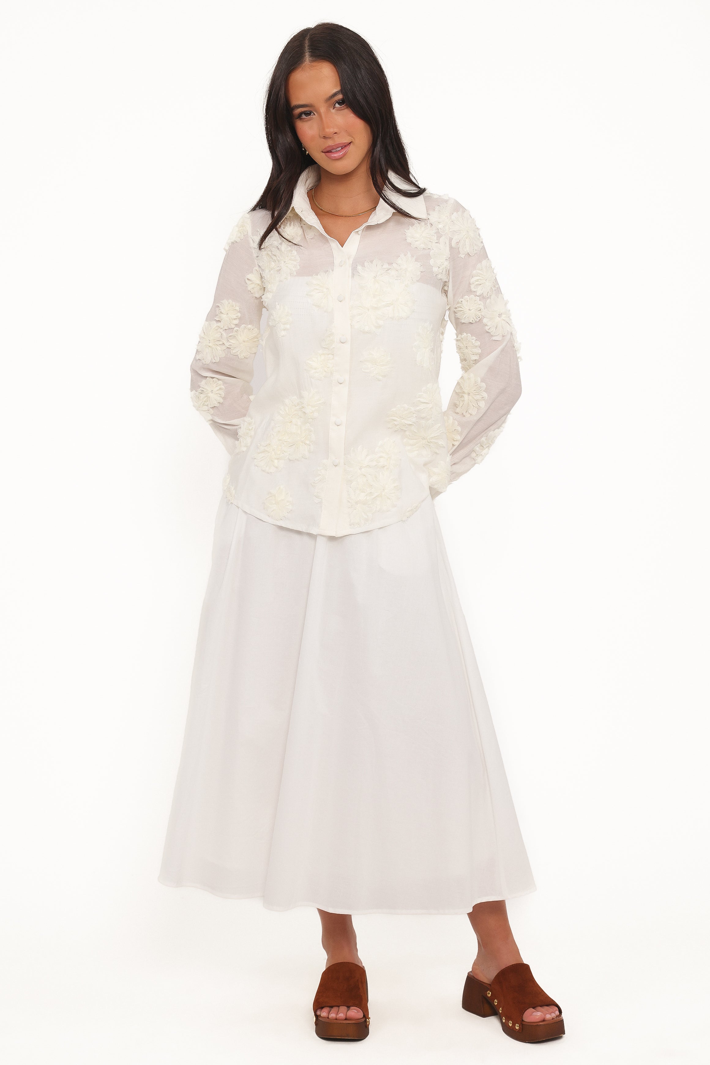 TOPS Cliona Shirt - Cream