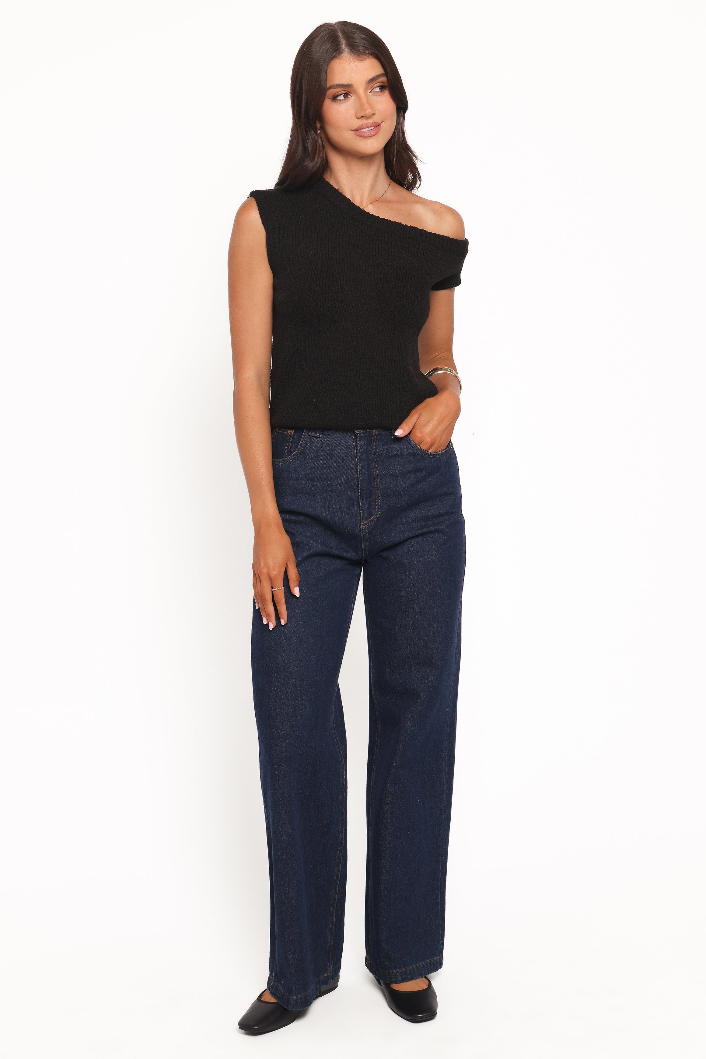 TOPS Coco Knit Top - Black