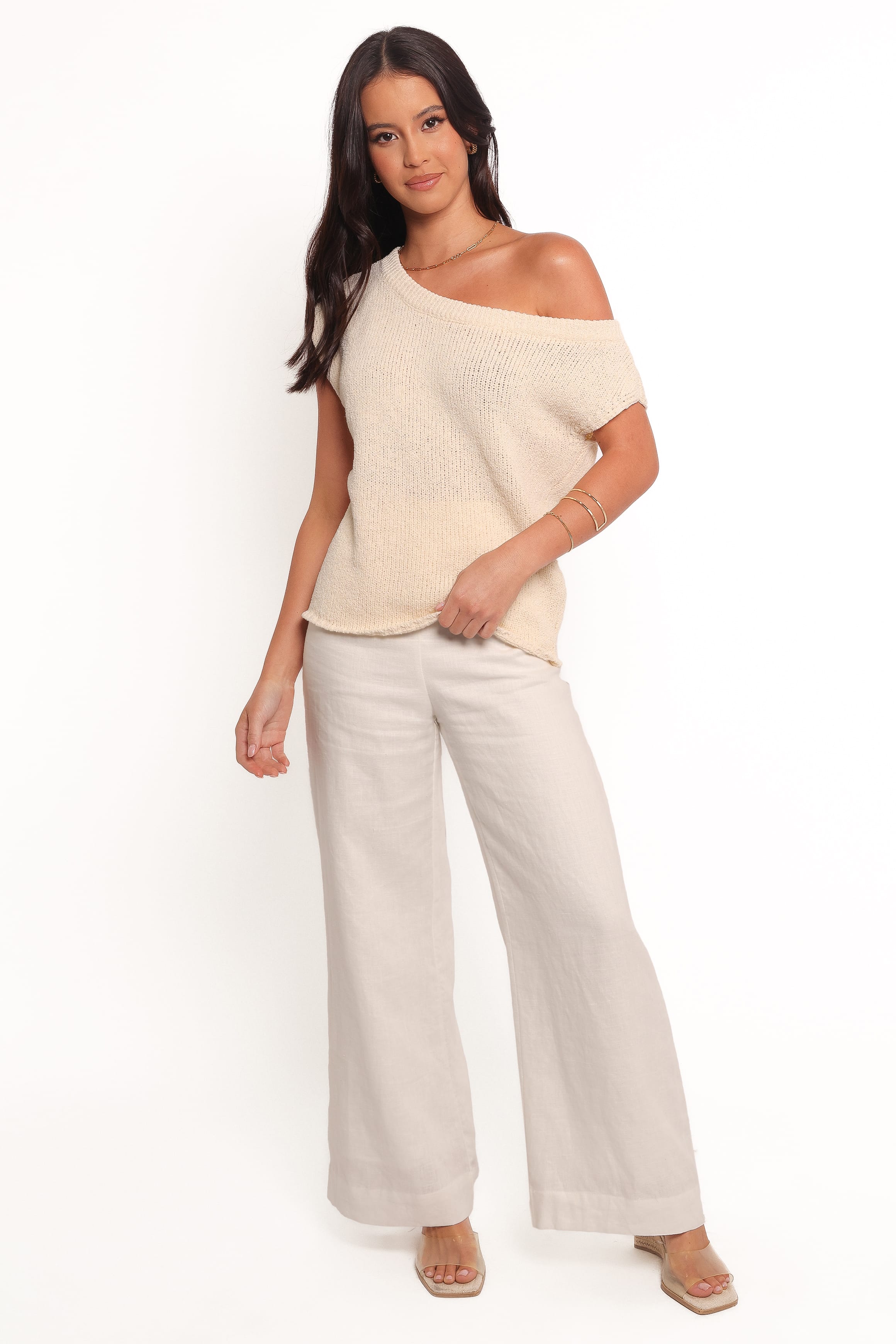 TOPS Coco Knit Top - Off White