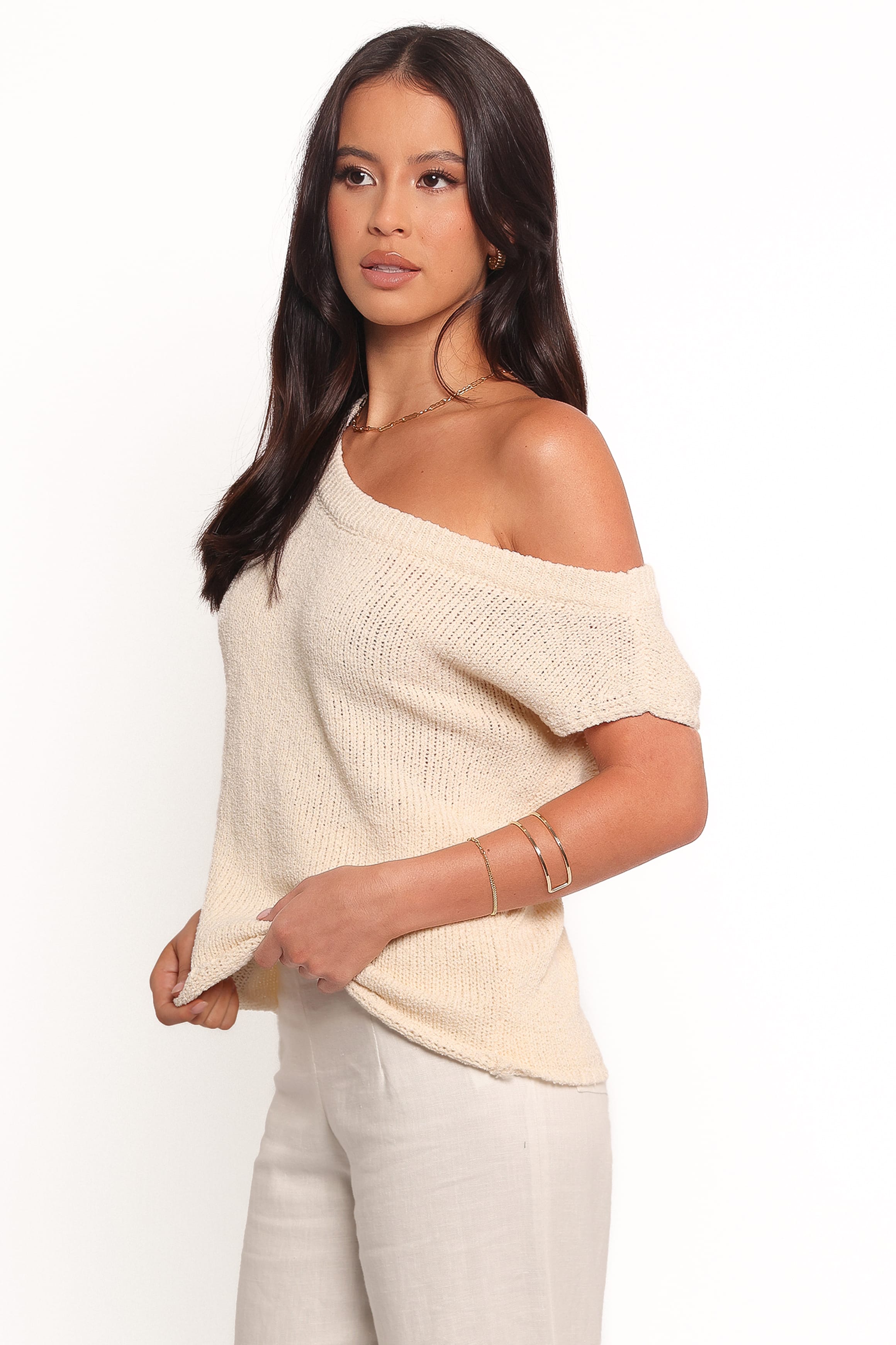 TOPS Coco Knit Top - Off White