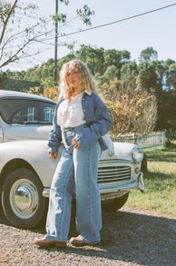 TOPS Cornelia Denim Shirt - Blue