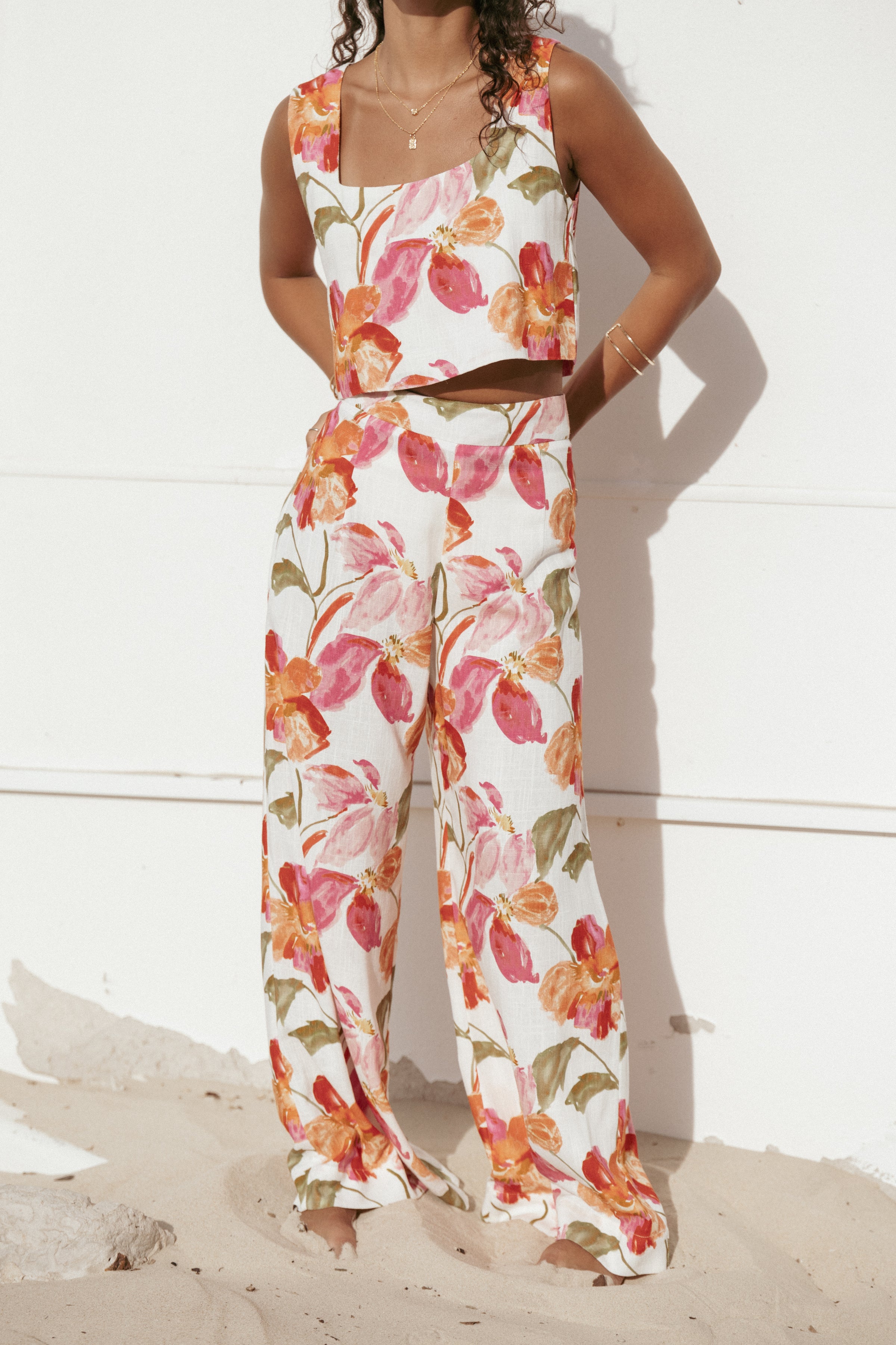 TOPS Dahliae Top - Everlyn Print